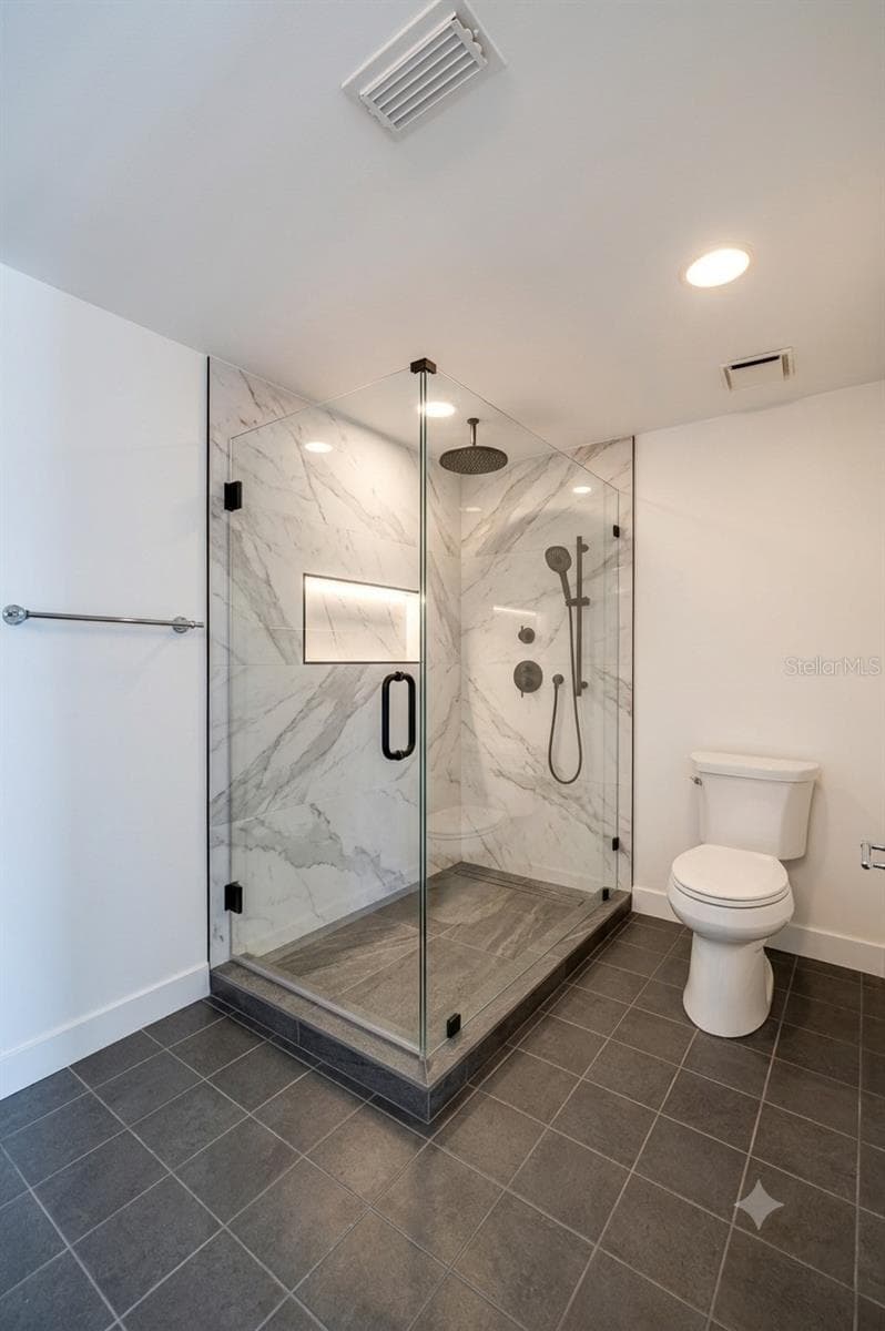 AI Generated Master Shower - 4535 S ATLANTIC AVE #2701, PORT ORANGE