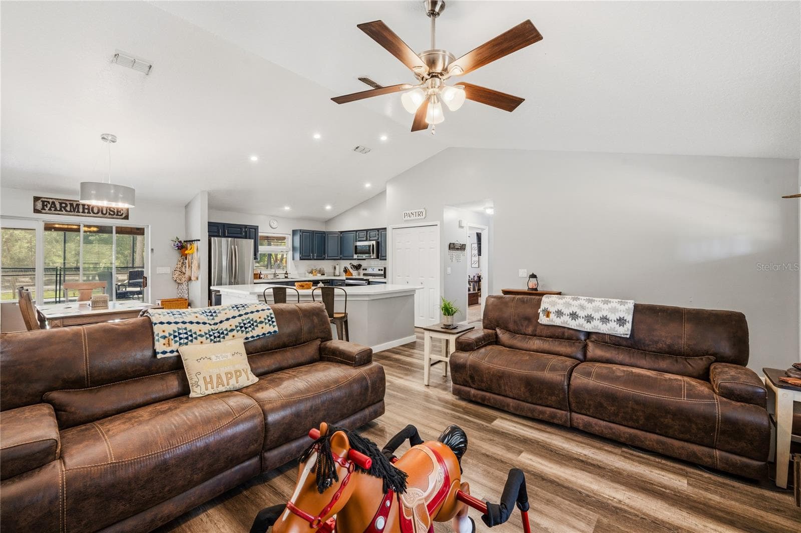 Living Room/ Kitchen - 135 LINDA SUE DR, LAKE HELEN