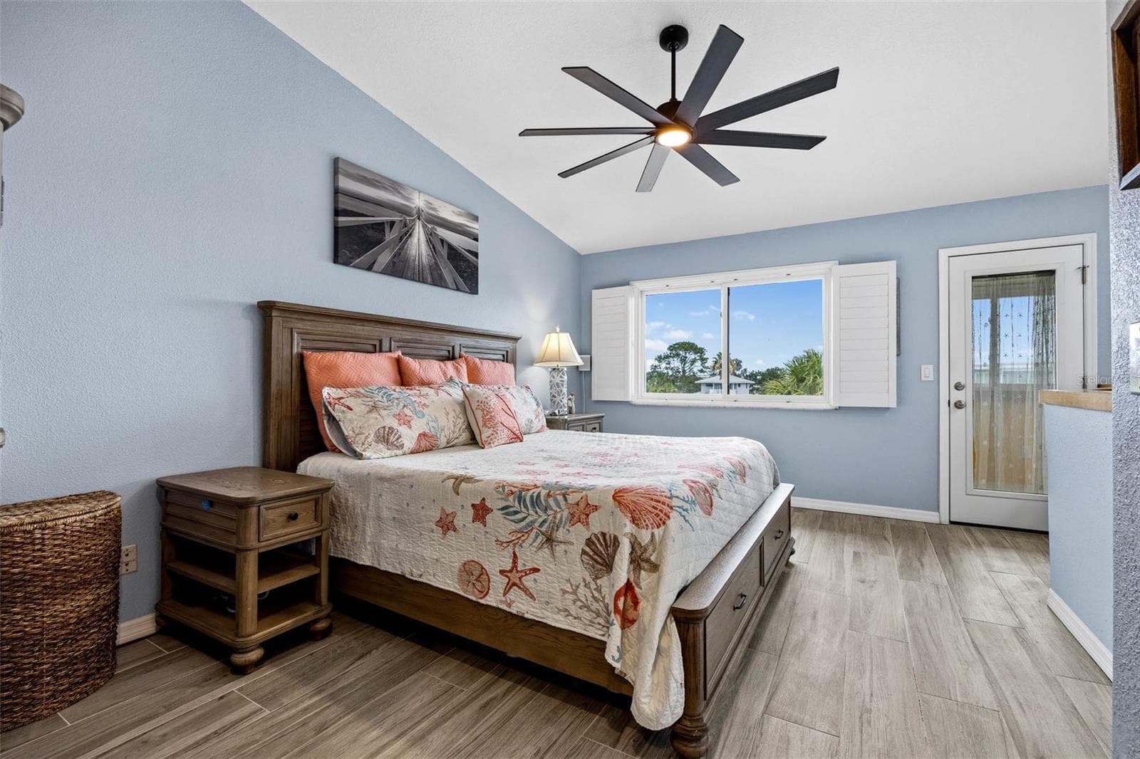Primary suite occupies the entire 3rd story and is impressive with high vaulted ceilings and large windows. - 2395 HANOVER DR, DUNEDIN