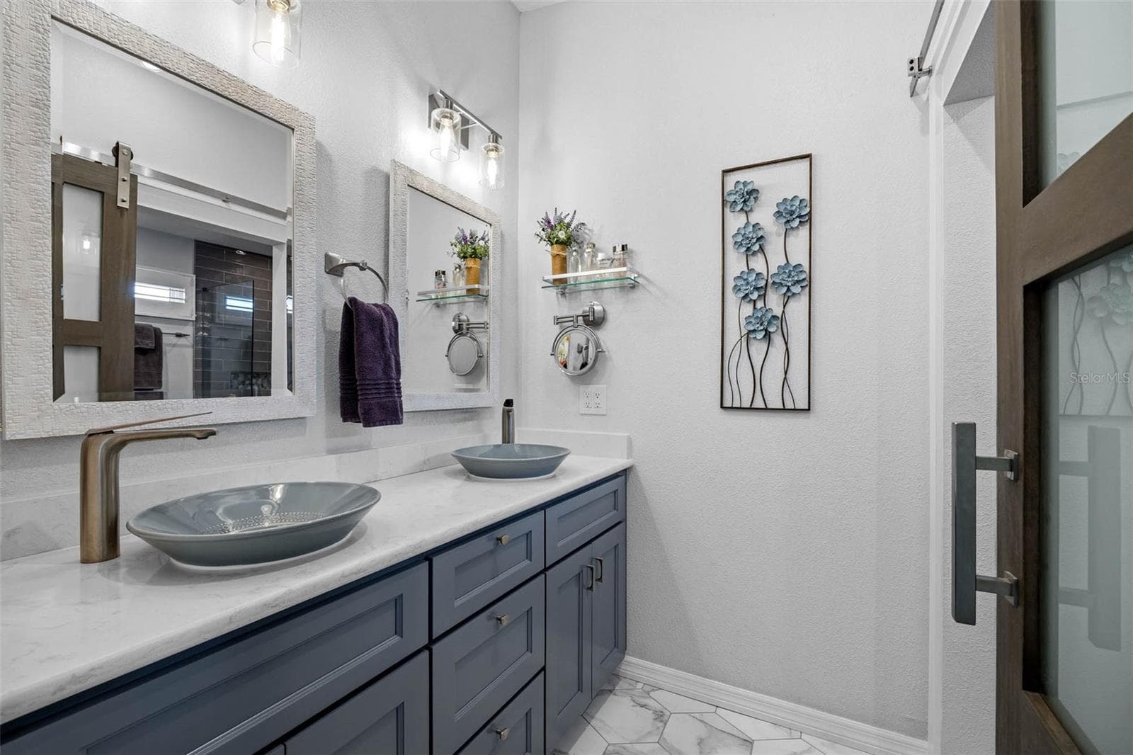Primary Ensuite bathroom is gorgeous with no detail spared! - 2395 HANOVER DR, DUNEDIN