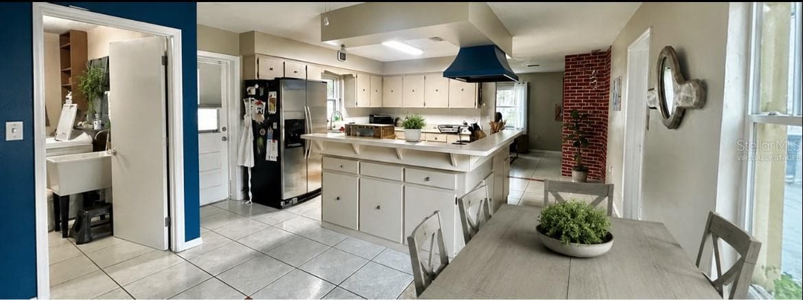 Eat in Kitchen virtually staged - 2950 N SHELL RD, DELAND