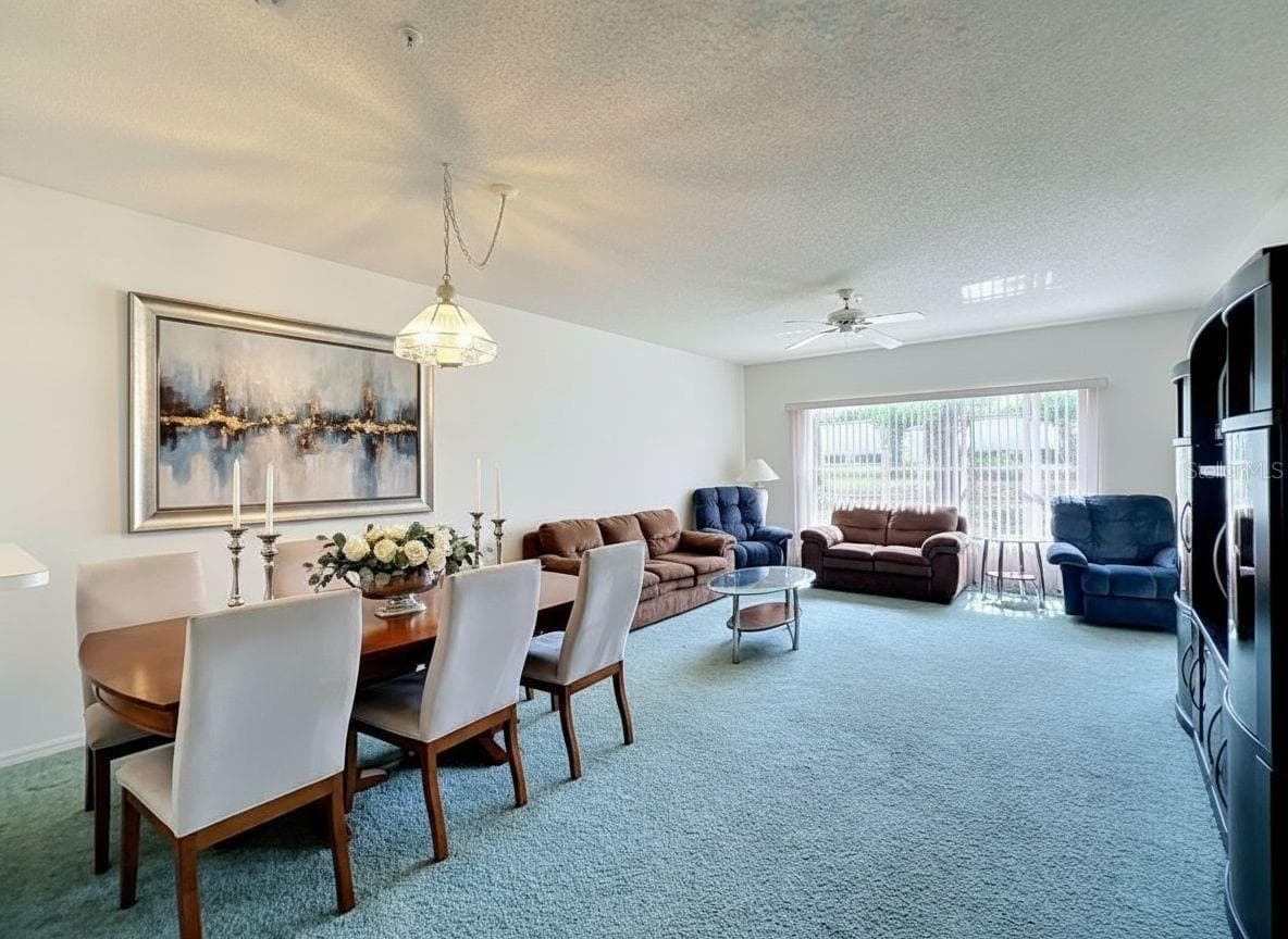 Dining and Living room - 3022 COTTAGE GROVE CT #1807, ORLANDO