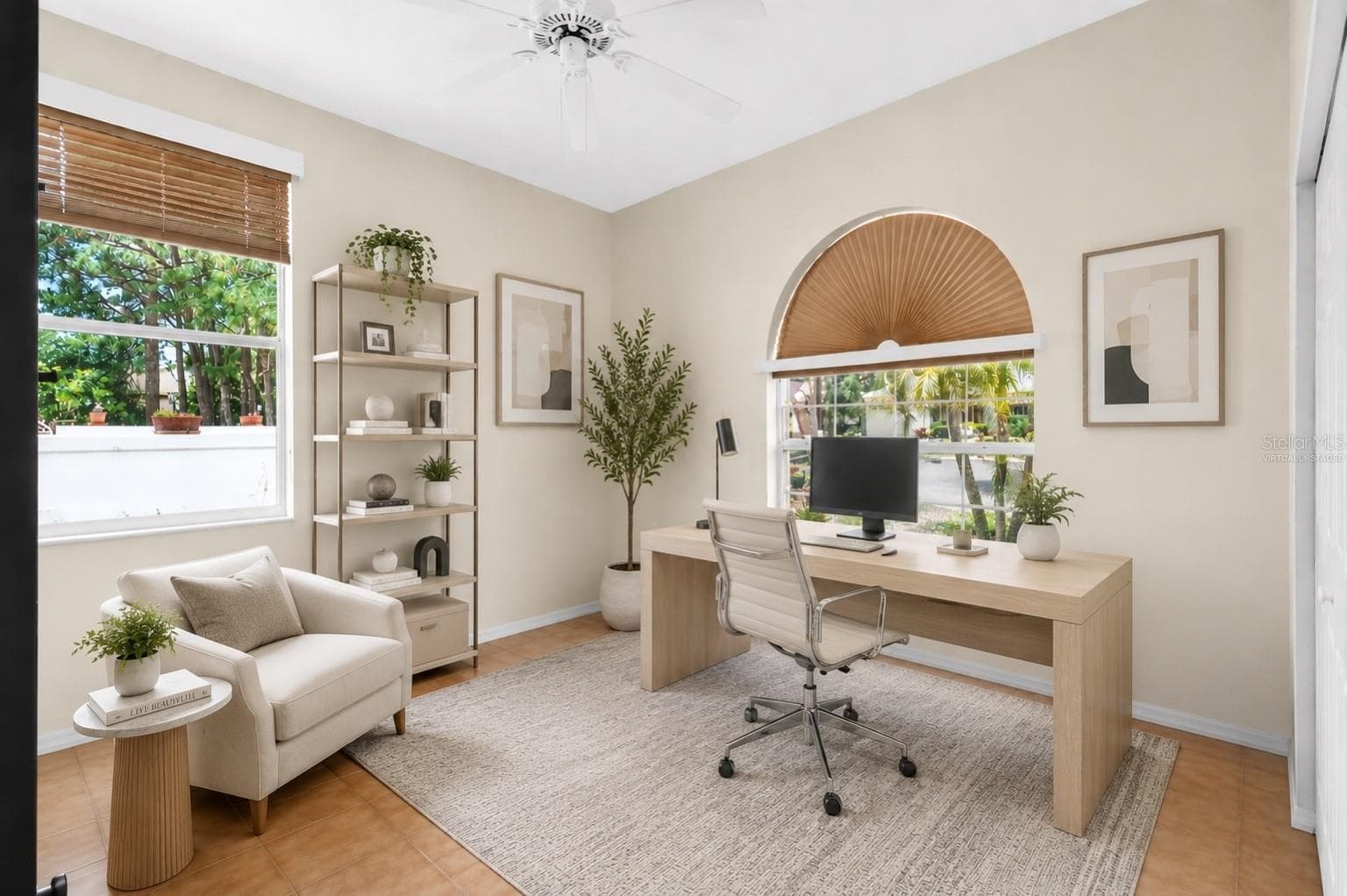 Virtually staged 3 bedroom / office - 5425 MATTHEW CT, SARASOTA