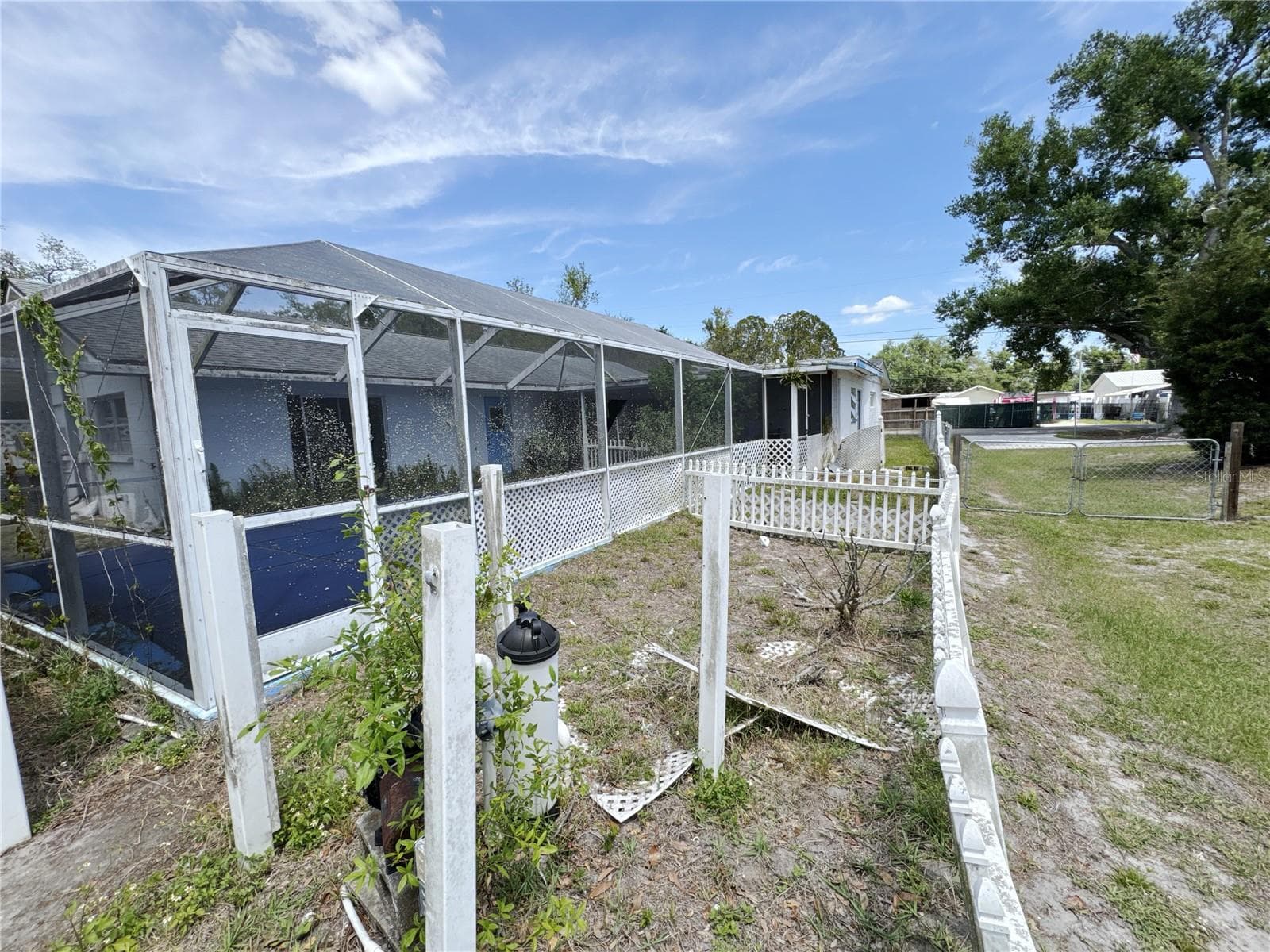 exterior view pool/cage - 4103 BRAZILNUT AVE, SARASOTA