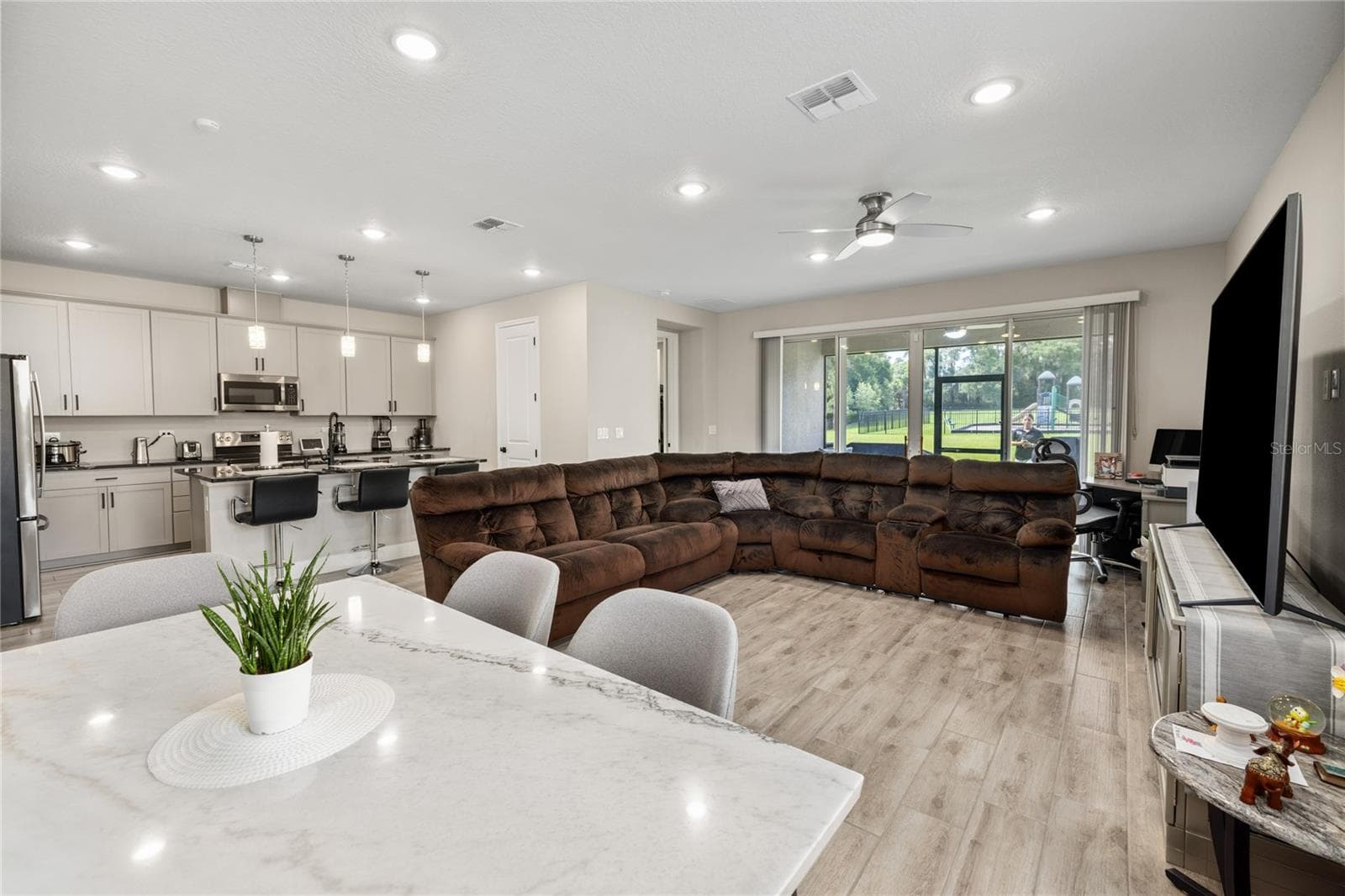Living Room / Kitchen - 1060 RIVER OTTER WAY, DELAND