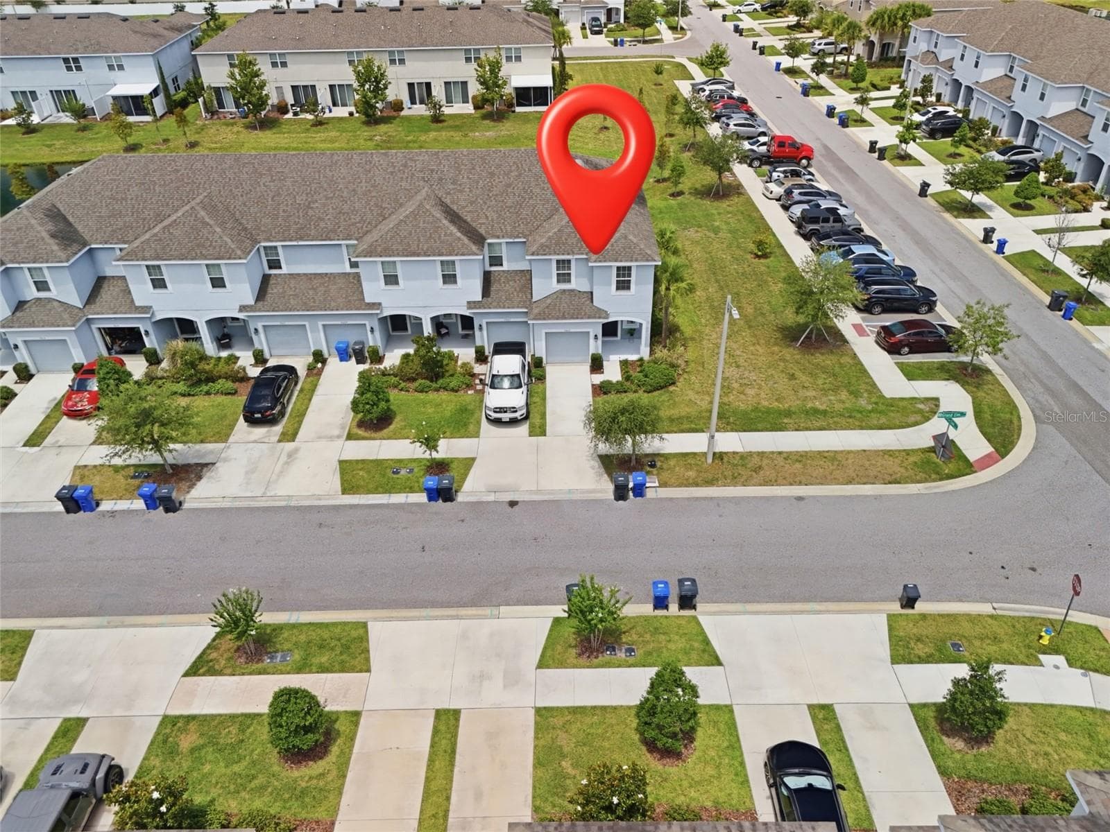 Aerial view highlighting the home's location within the community - 7005 GRAND ELM DR, RIVERVIEW