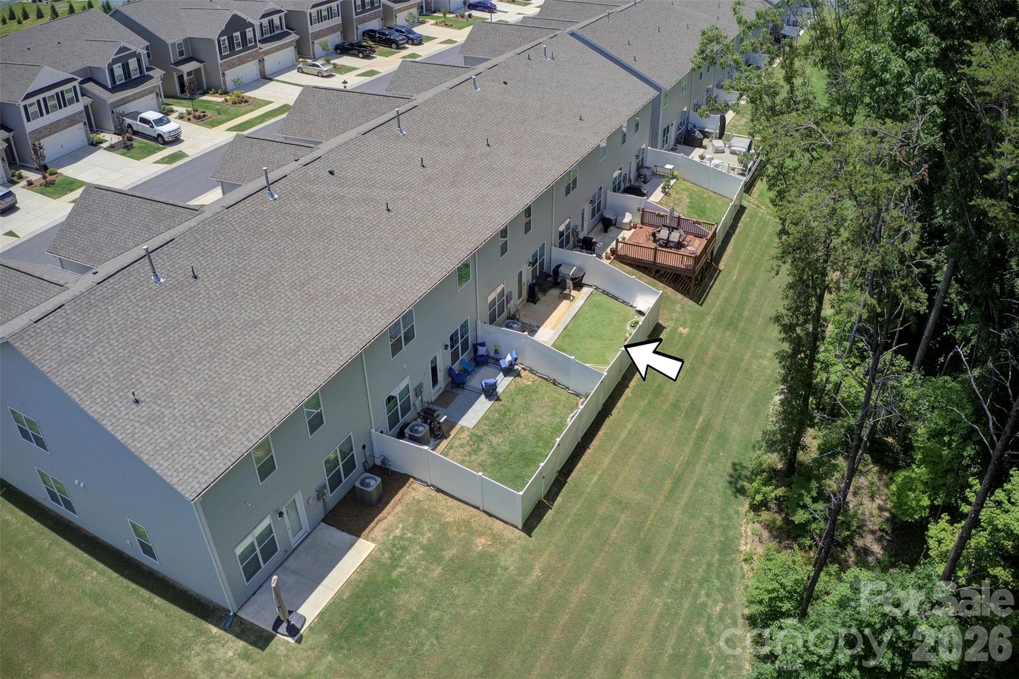 Private back yard - 7880 Iron Road, Sherrills Ford
