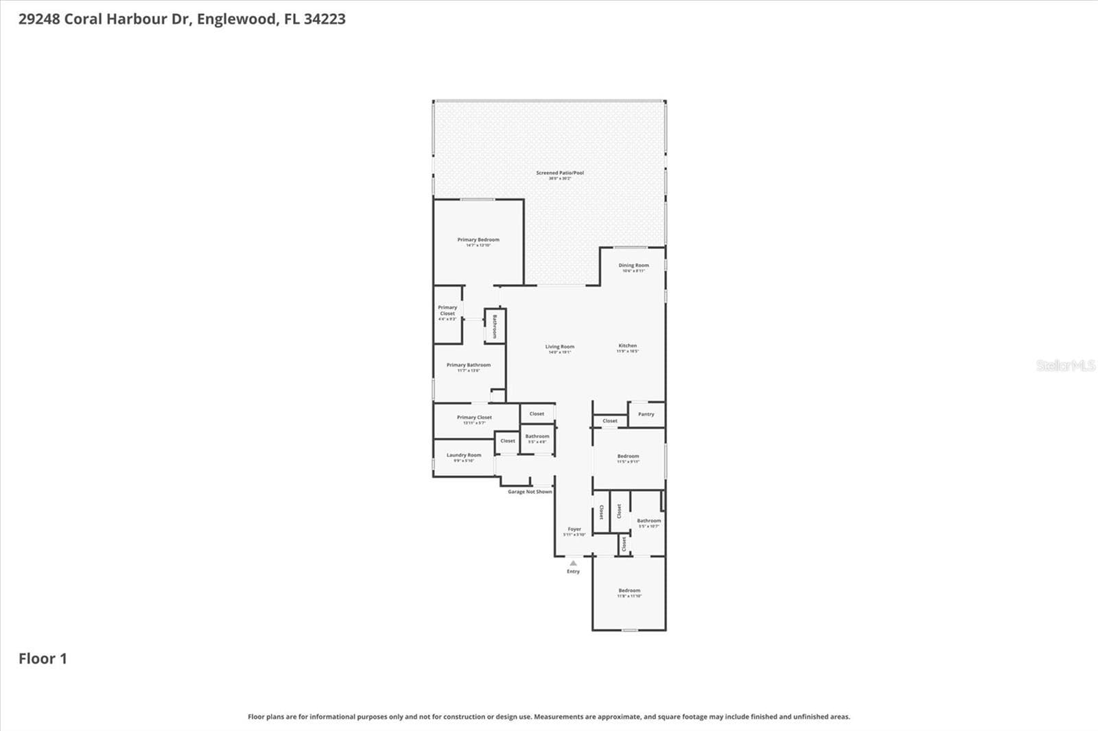 Floor plan - 29248 CORAL HARBOUR DR, ENGLEWOOD