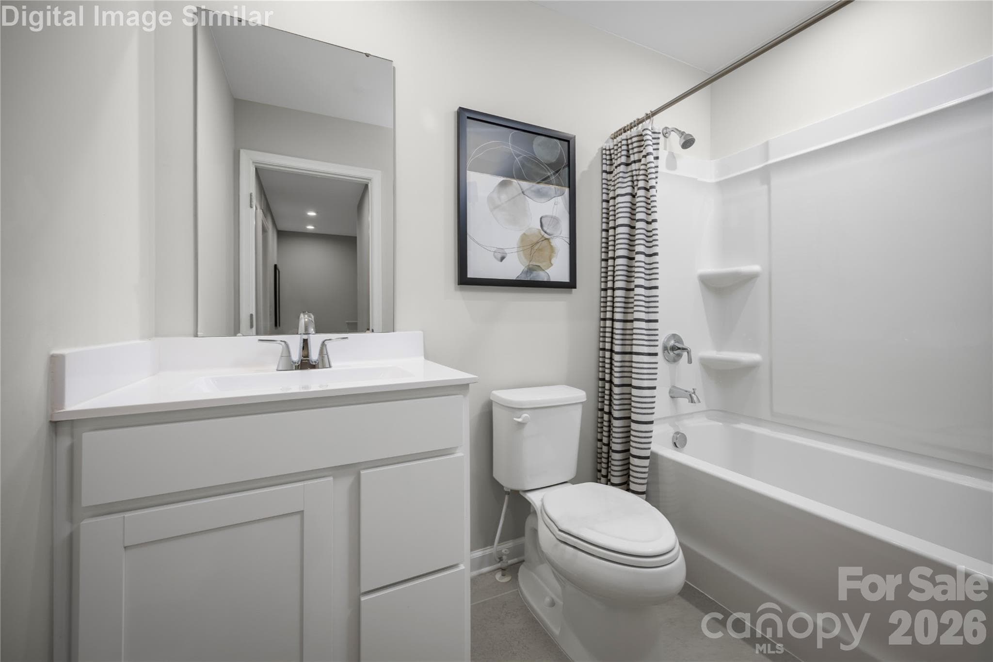 Fresh & Functional! Shared guest bath with stylish finishes—perfect for comfort, convenience, and everyday ease! - 3906-2 15TH Street Drive NE, Hickory