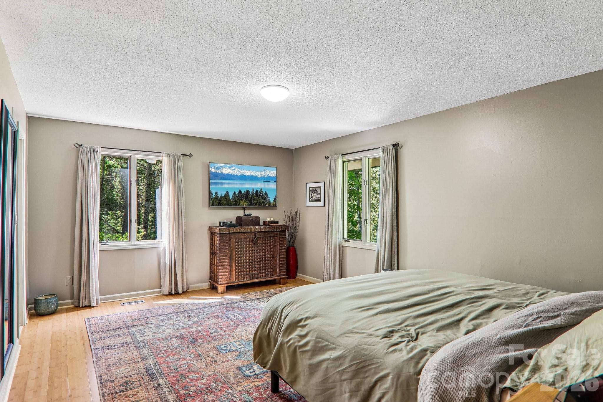Primary bedroom, walk in closet to the left corner - Hendersonville