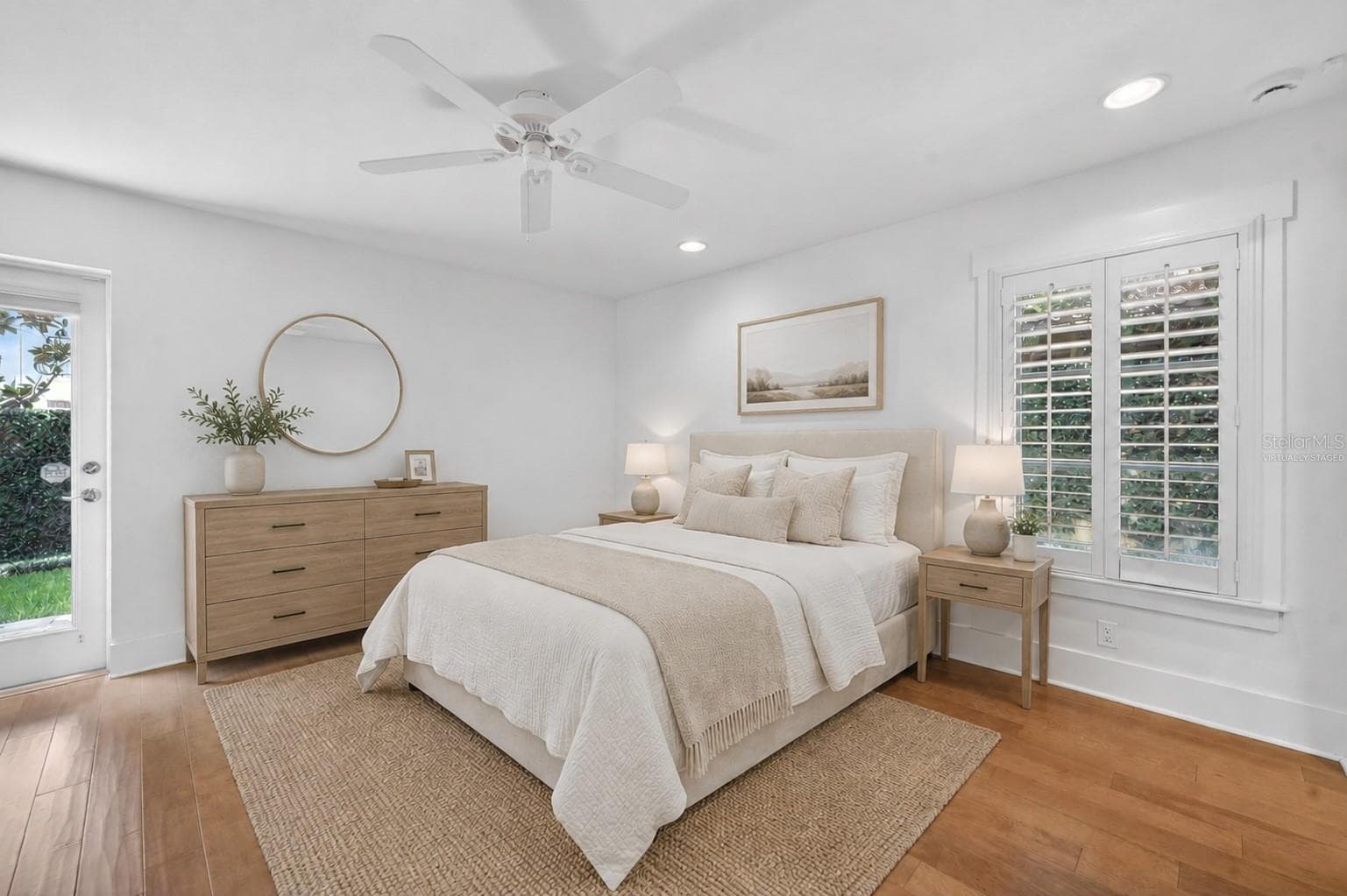 Primary bedroom - virtually staged - 1265 ARLINGTON PL, WINTER PARK