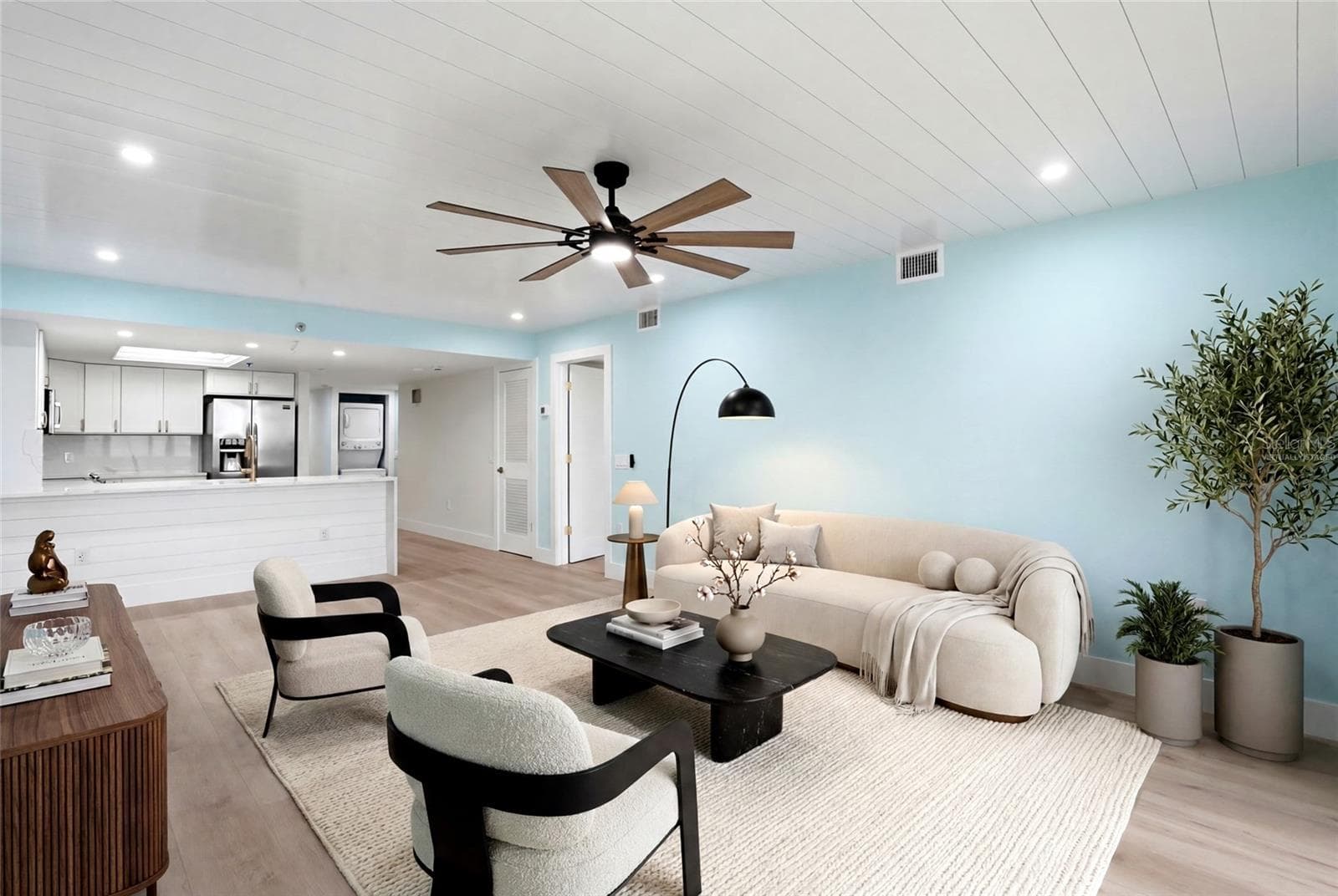 LIVING ROOM - VIRTUALLY STAGED - 6035 SEA RANCH DR #902, HUDSON