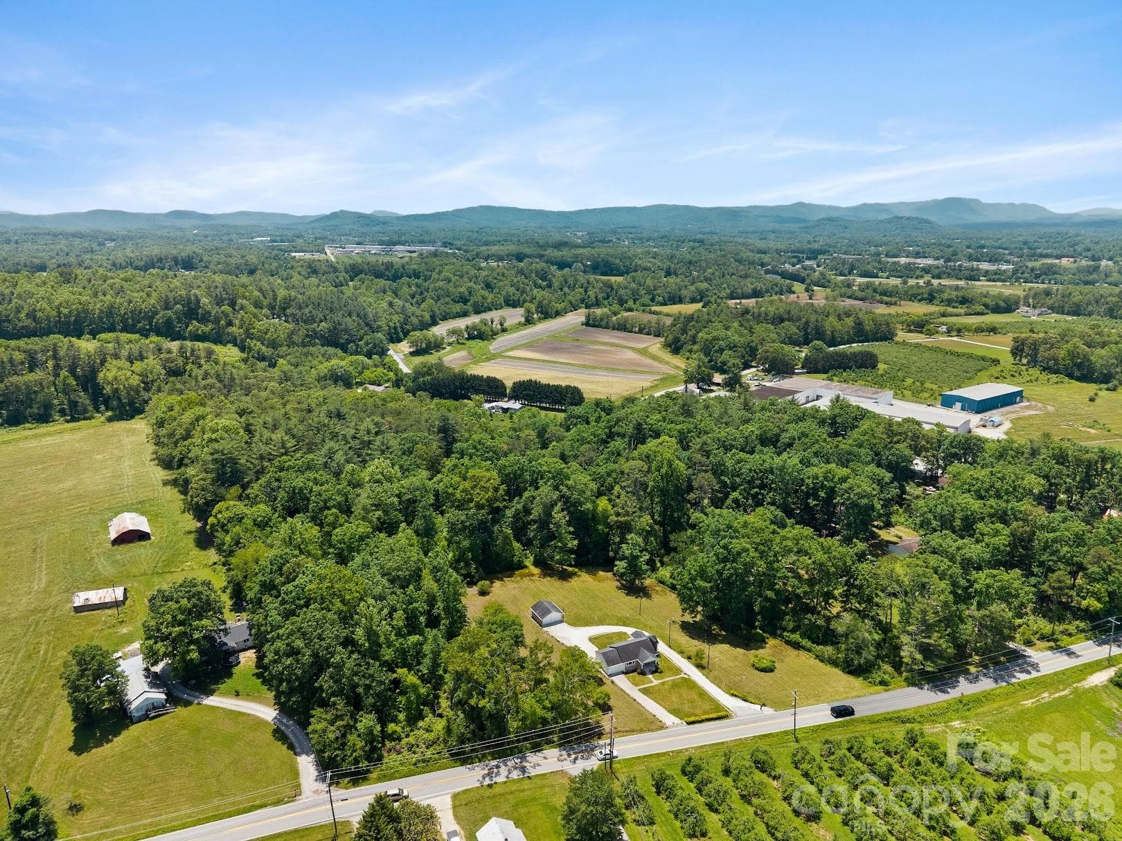 Aerial View Long Range - Hendersonville
