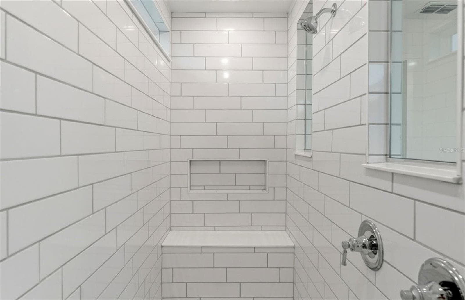 Owner's Walk-in Shower - 33426 BARNEBROOK DR, WESLEY CHAPEL