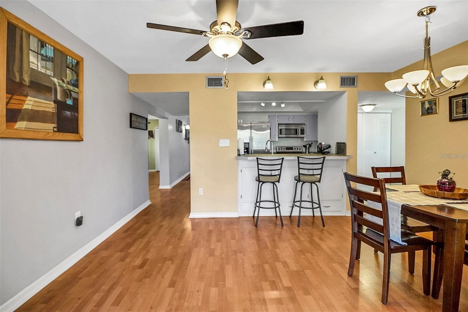 Dining Room (before new paint) - 956 5TH ST #9A, CLERMONT