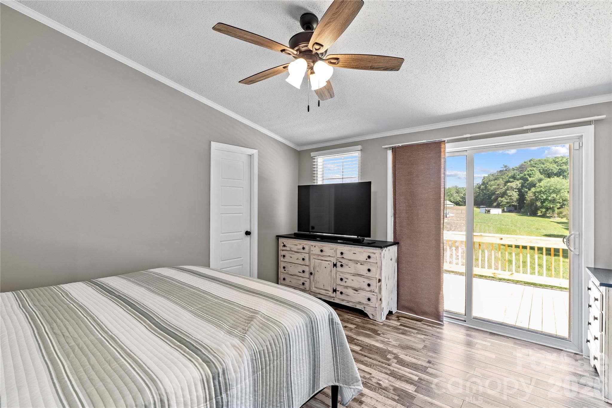 Primary Bedroom overlooks Back Yard - 777 Midway Road, Statesville