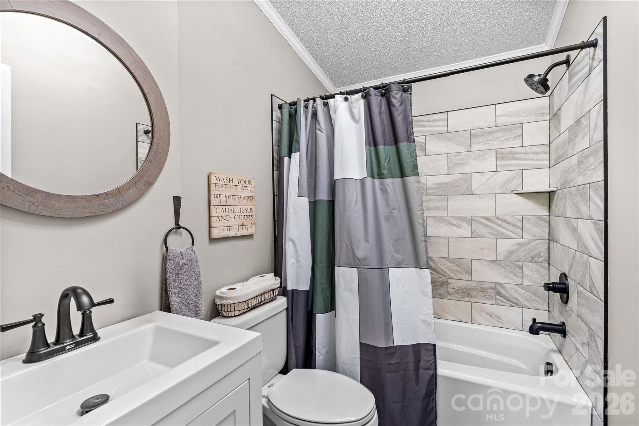 2nd Full Bath with new Vnity, Toilet, Tub Shower - 777 Midway Road, Statesville