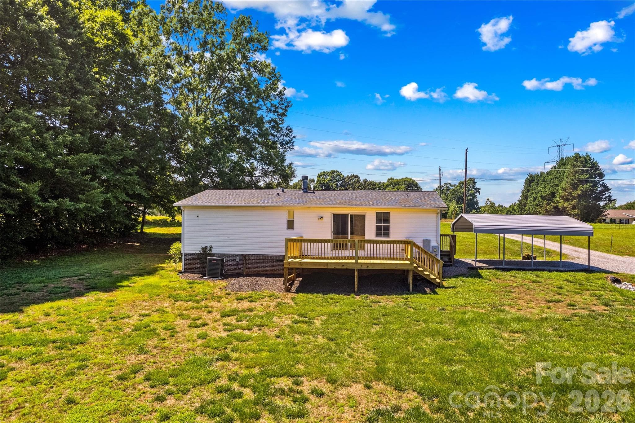 Rear View of Home - 777 Midway Road, Statesville