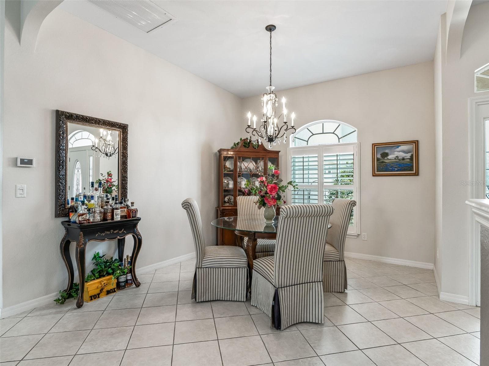 Dining area w/Plantation Shutters - 12421 SE 174TH LOOP, SUMMERFIELD