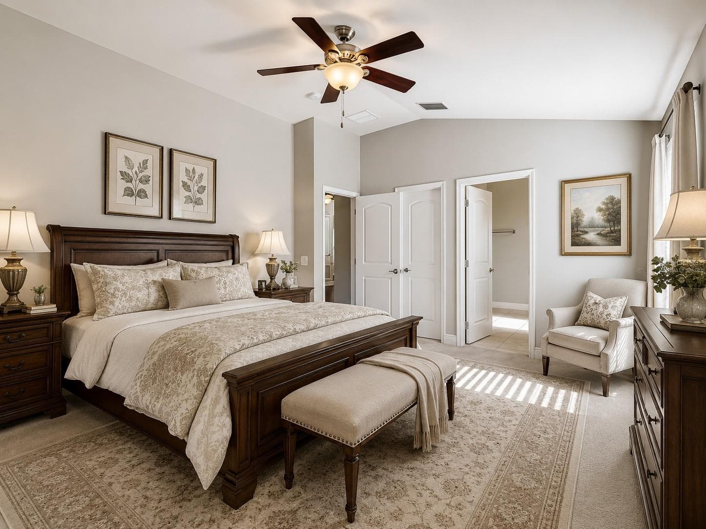 Virtually Staged -Primary Suite - 12244 LOOPBACK DR, SAN ANTONIO