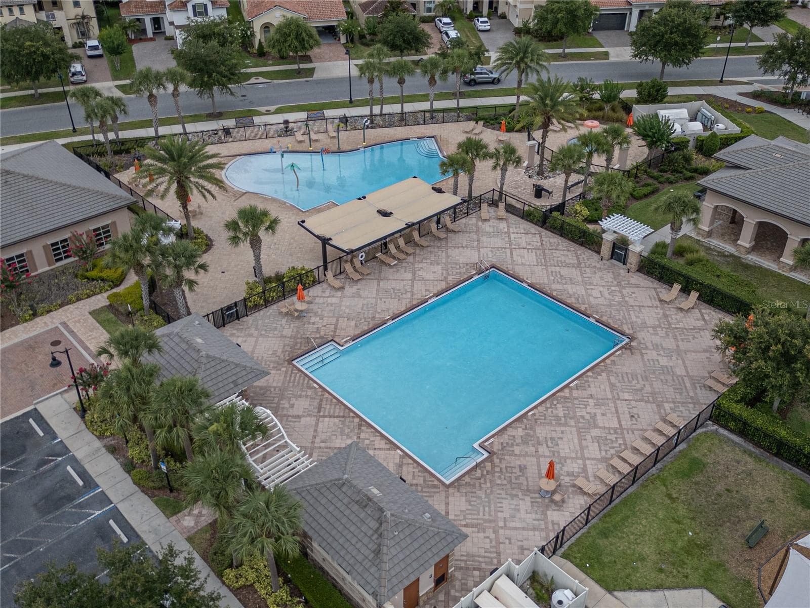 Aerial view of the pools at the Clubhouse - 10751 BELFRY CIR, ORLANDO