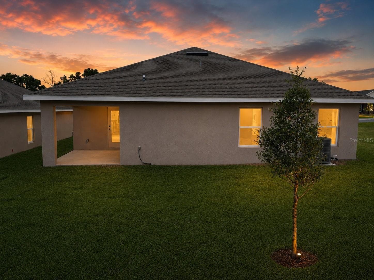 Virtually edited dusk - 1643 ANN ROSE WAY, LEESBURG