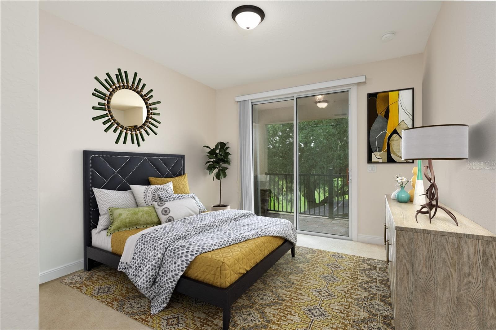 Virtually Staged Second bedroom - 10751 BELFRY CIR, ORLANDO