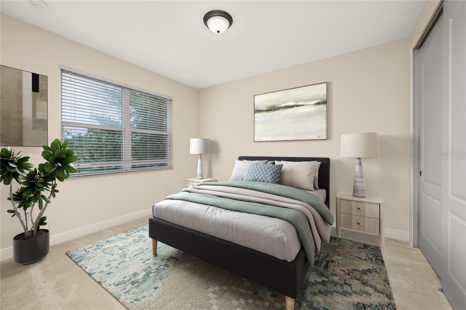 Virtually Staged Third bedroom - 10751 BELFRY CIR, ORLANDO