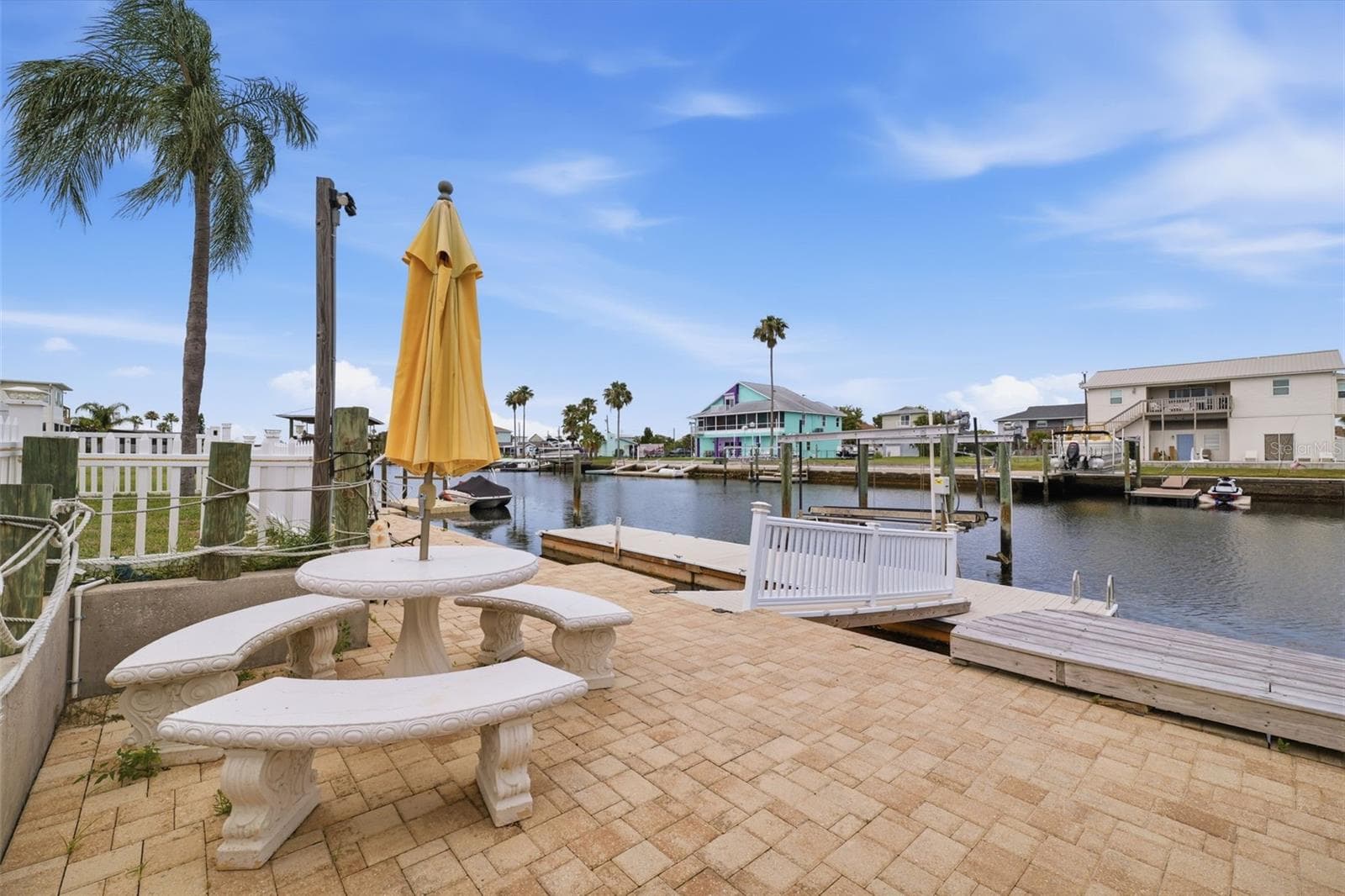 Dock View - 4262 PARADISE CIR, HERNANDO BEACH