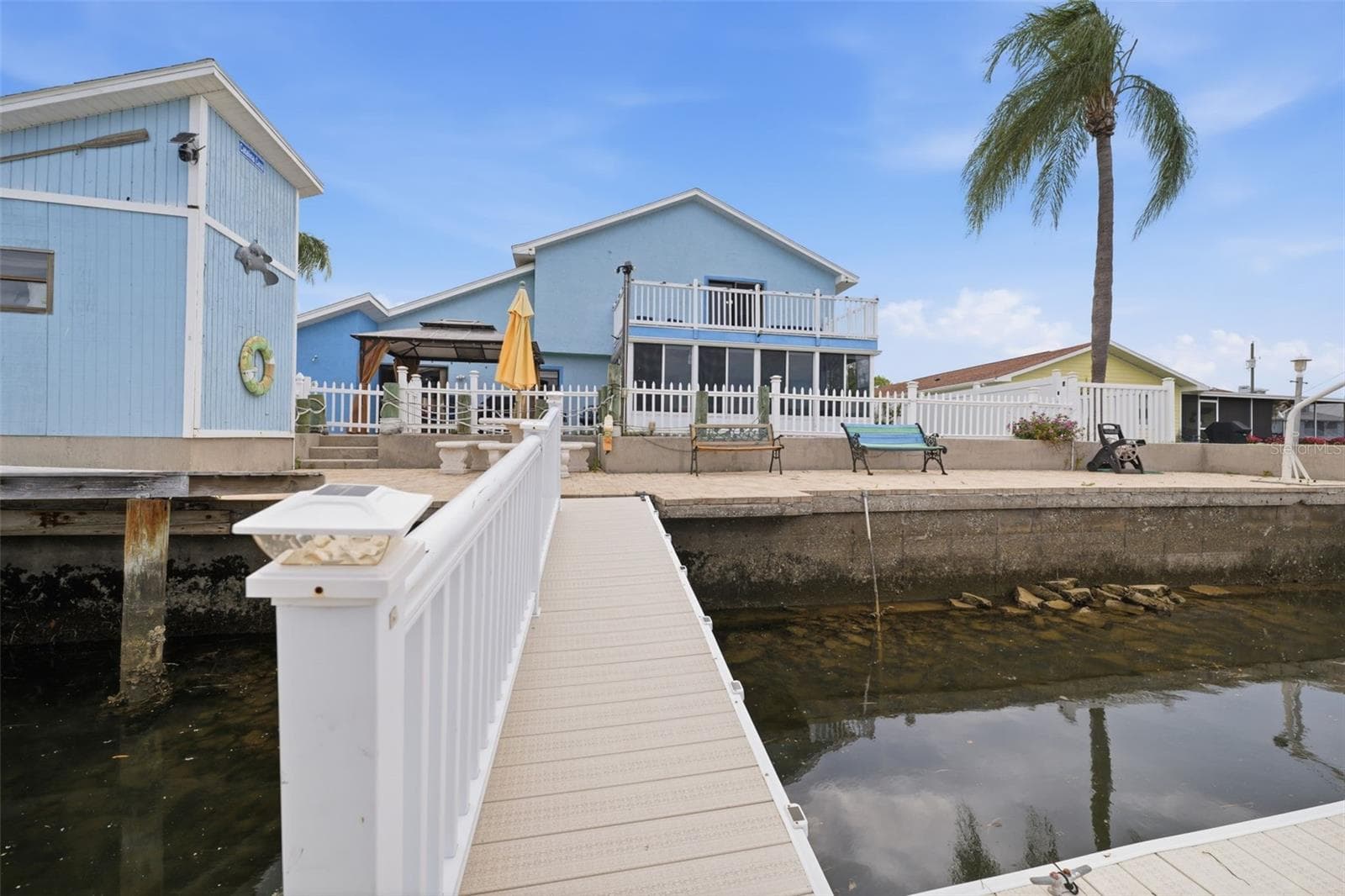 Dock View - 4262 PARADISE CIR, HERNANDO BEACH
