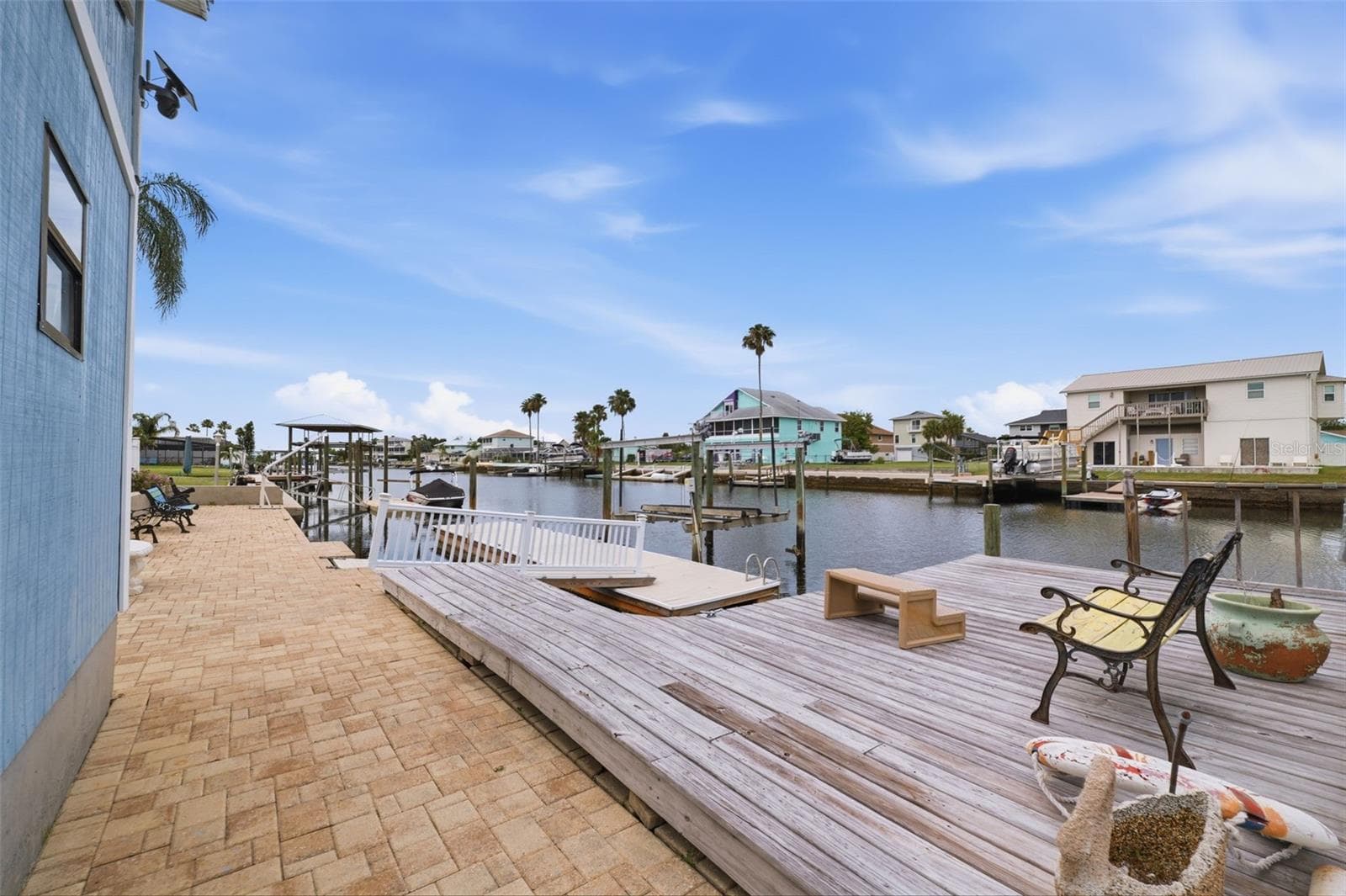 Dock View - 4262 PARADISE CIR, HERNANDO BEACH