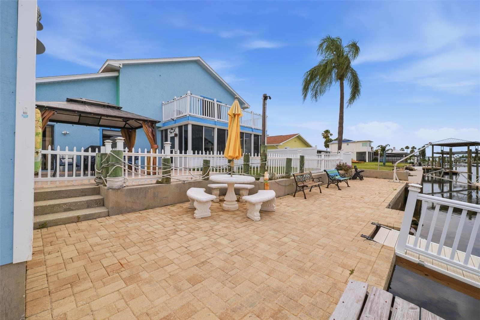 Dock View - 4262 PARADISE CIR, HERNANDO BEACH