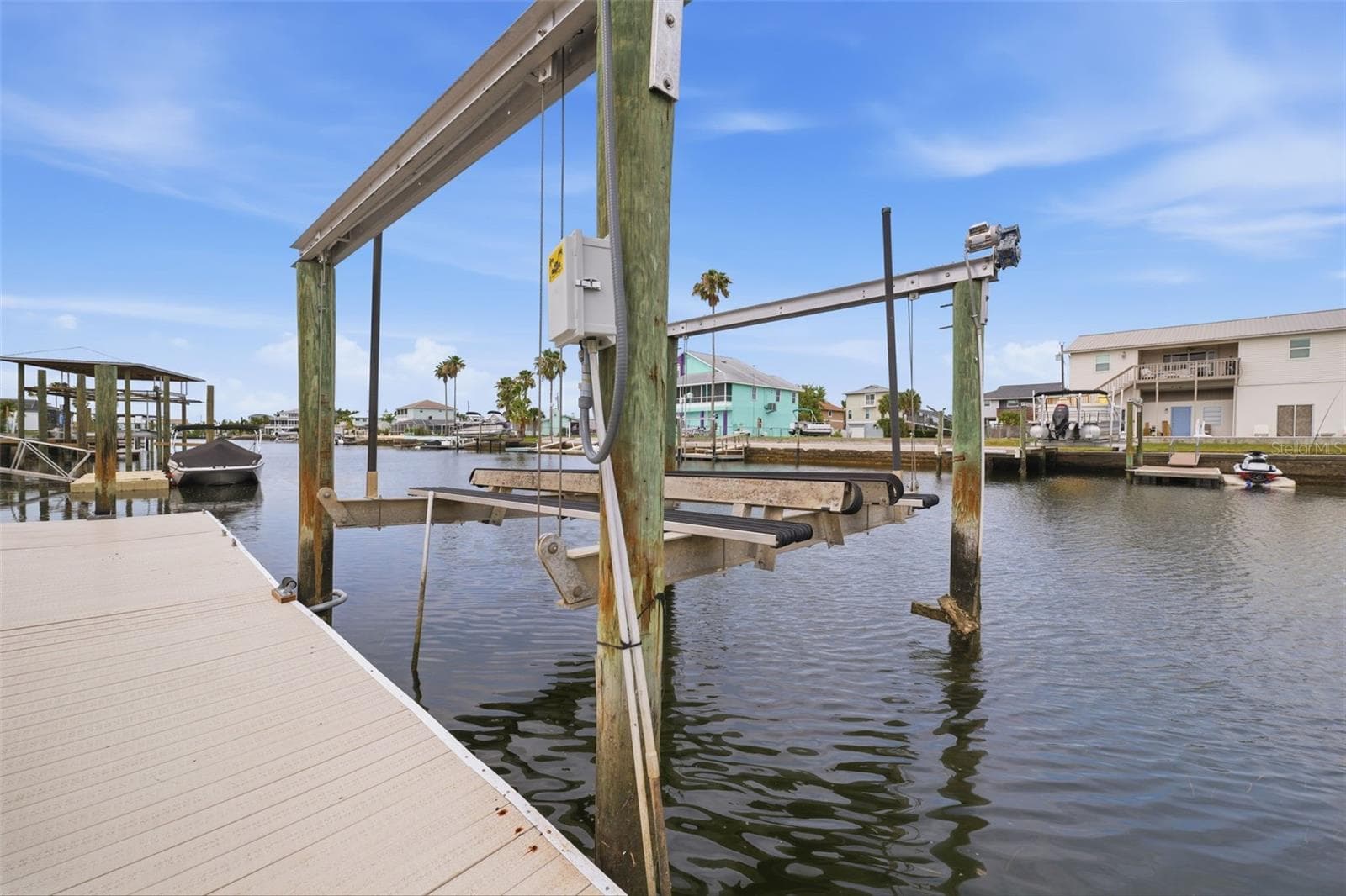 Dock View - 4262 PARADISE CIR, HERNANDO BEACH