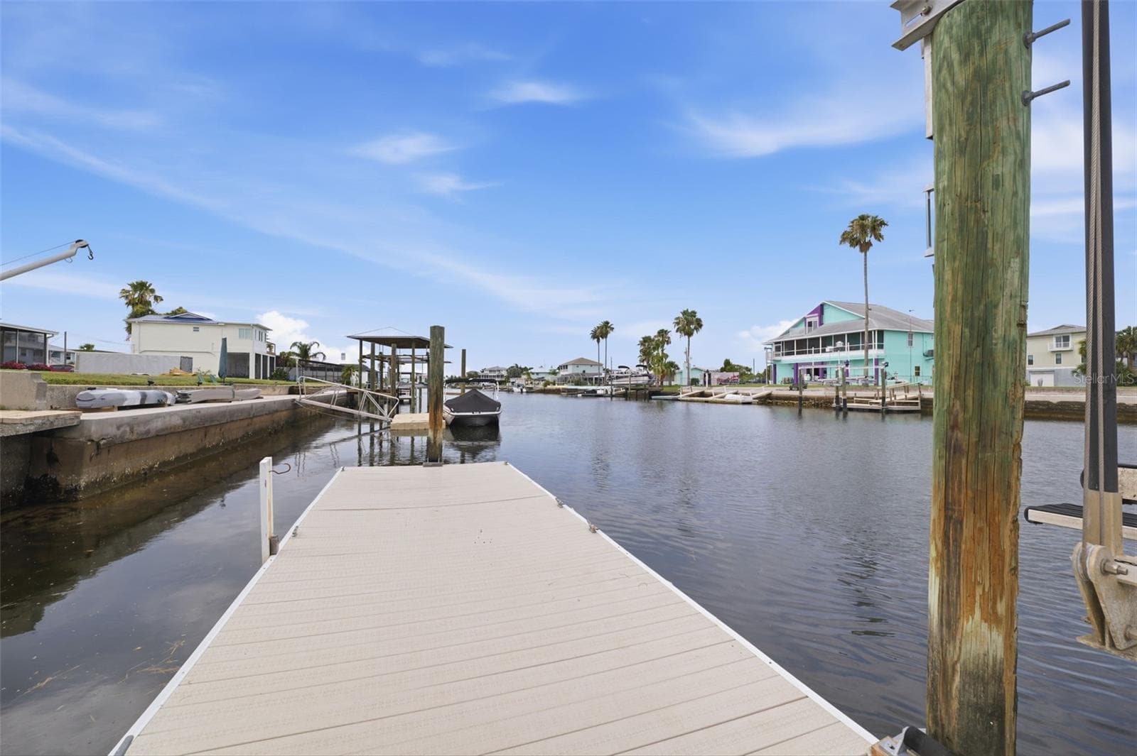Dock View - 4262 PARADISE CIR, HERNANDO BEACH