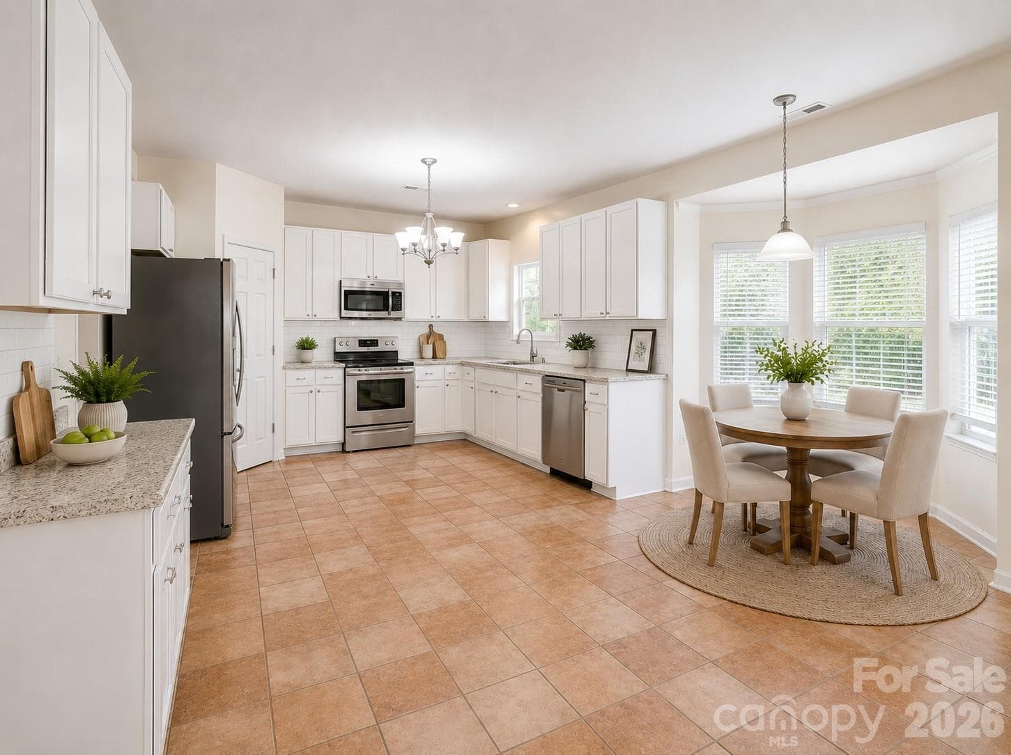 Virtually Staged - 2019 Aberglen Drive, Charlotte