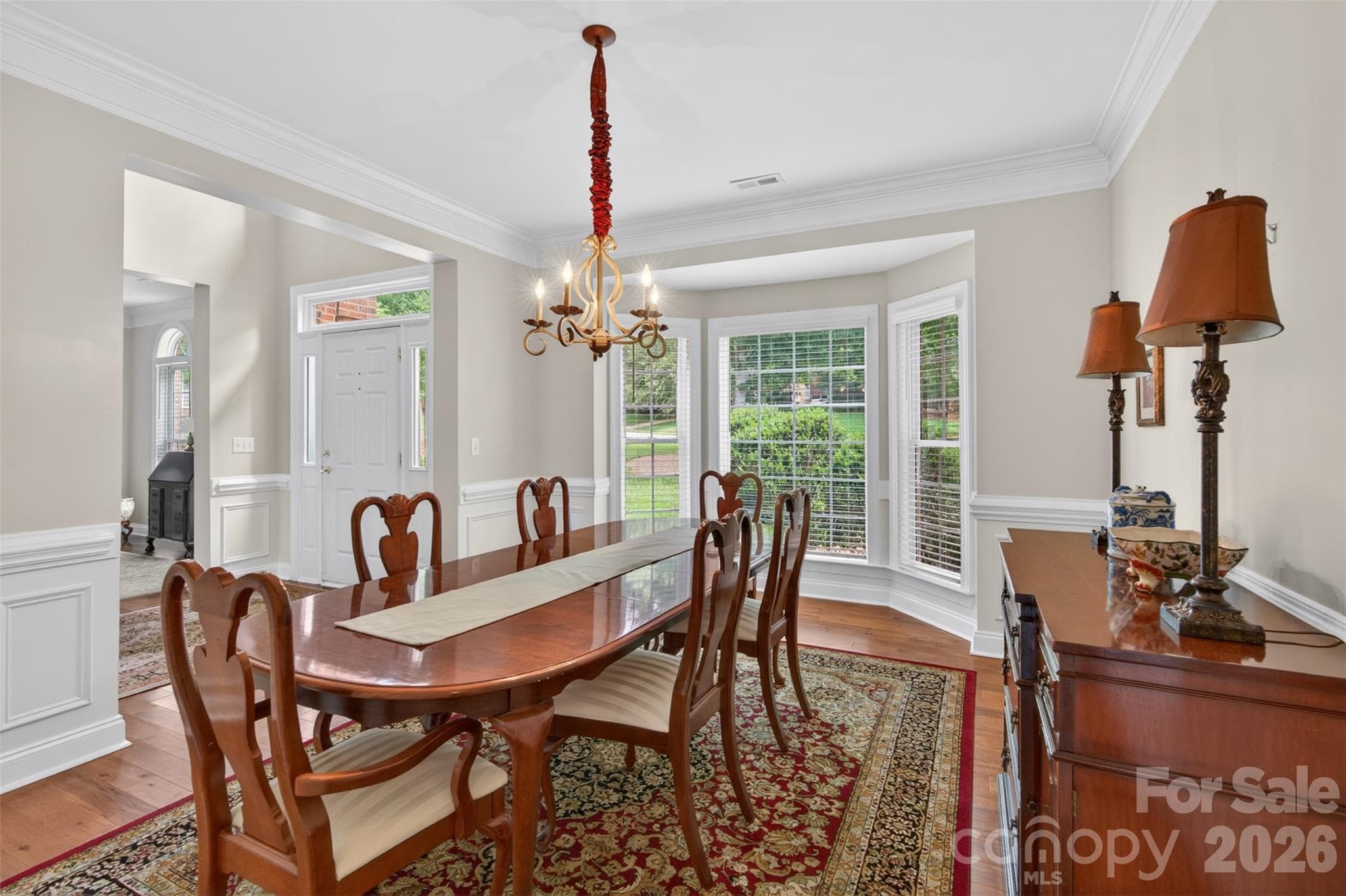 dining room - 1900 Crestgate Drive, Waxhaw