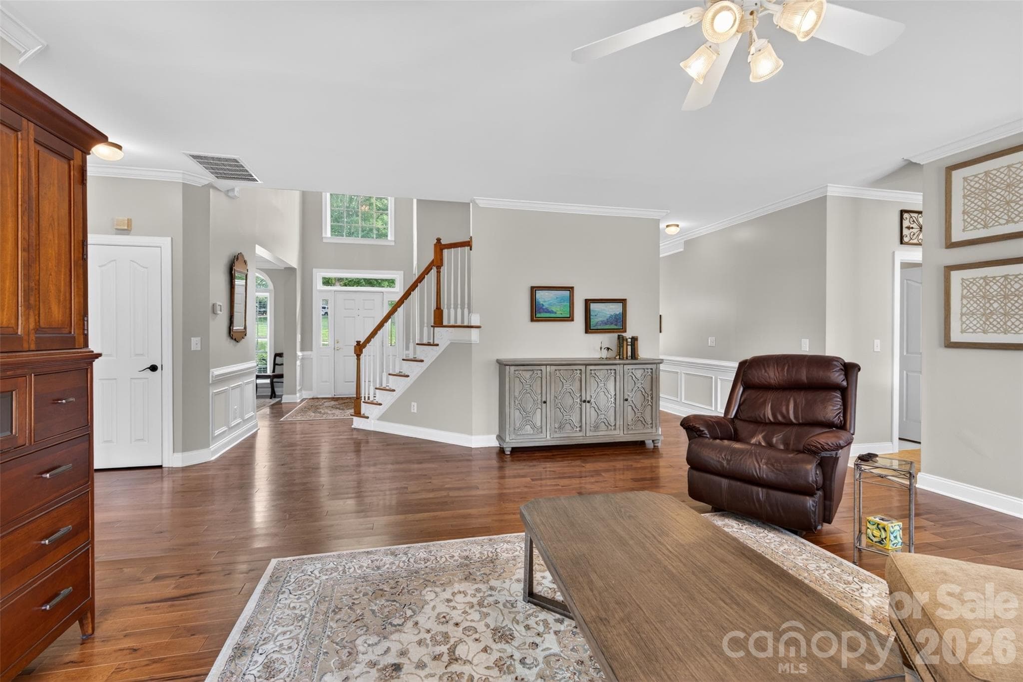 family room - 1900 Crestgate Drive, Waxhaw