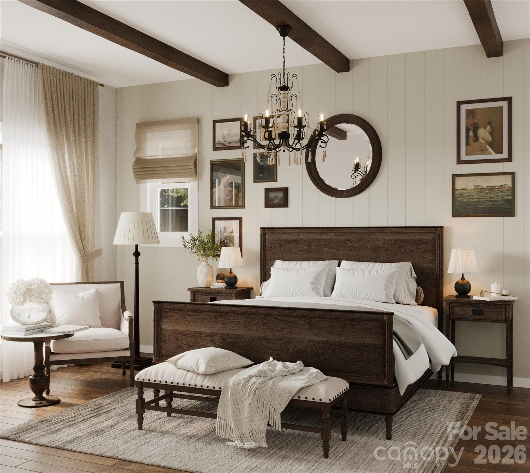 Master bedroom inspiration photo - 295 Roberts Lane N, Flat Rock