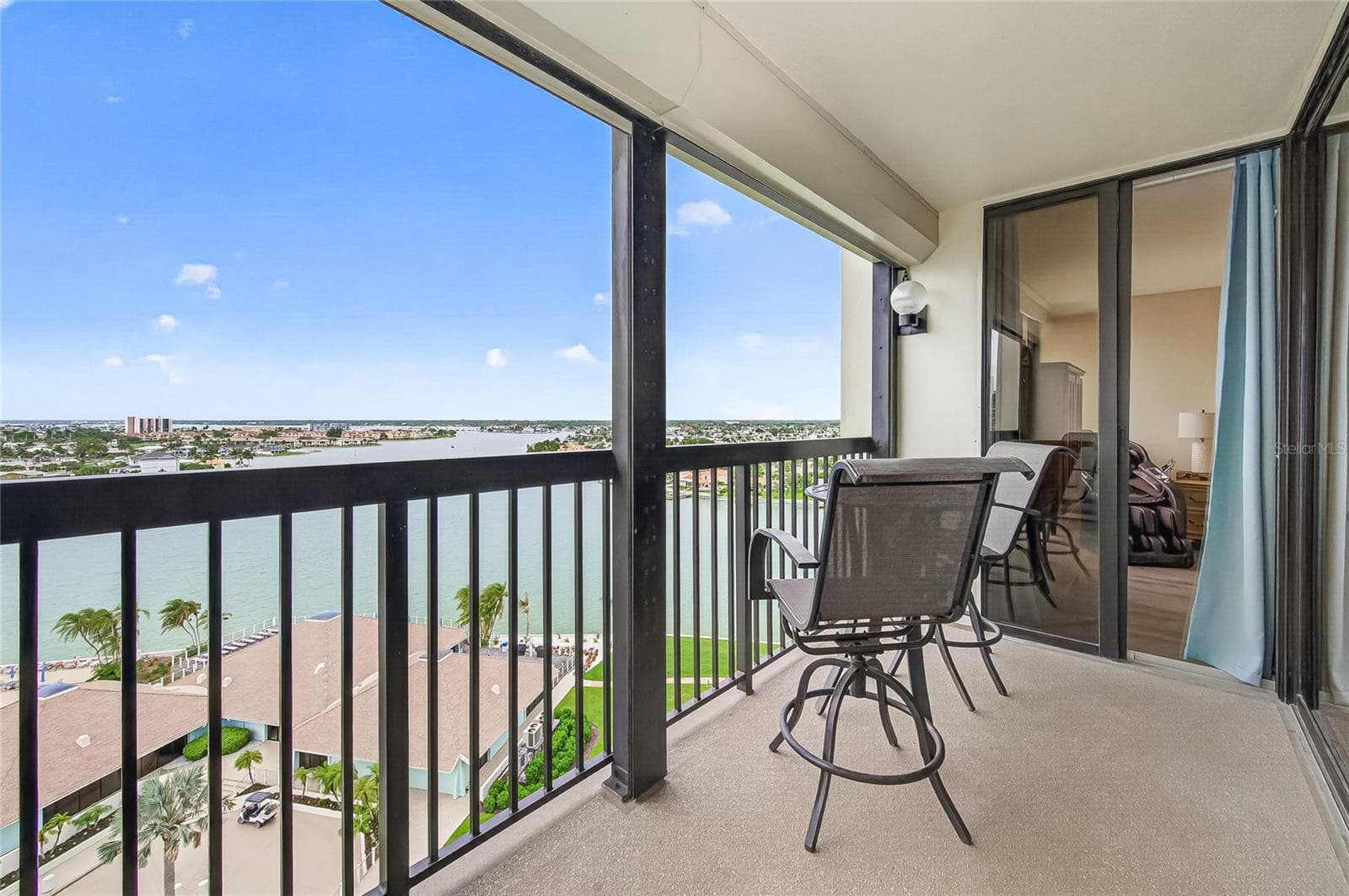 You can access the primary suite from the balcony - 9425 BLIND PASS RD #1103, ST PETE BEACH