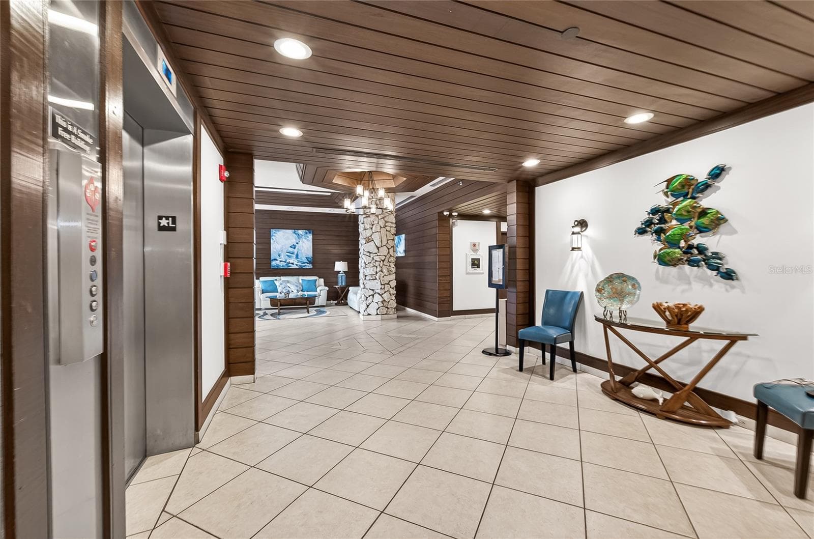 There are 2 elevators here - 9425 BLIND PASS RD #1103, ST PETE BEACH