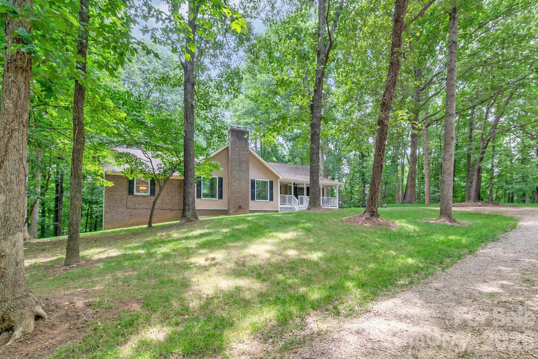 Private gravel driveway entry to left off Richardson King Road - Waxhaw