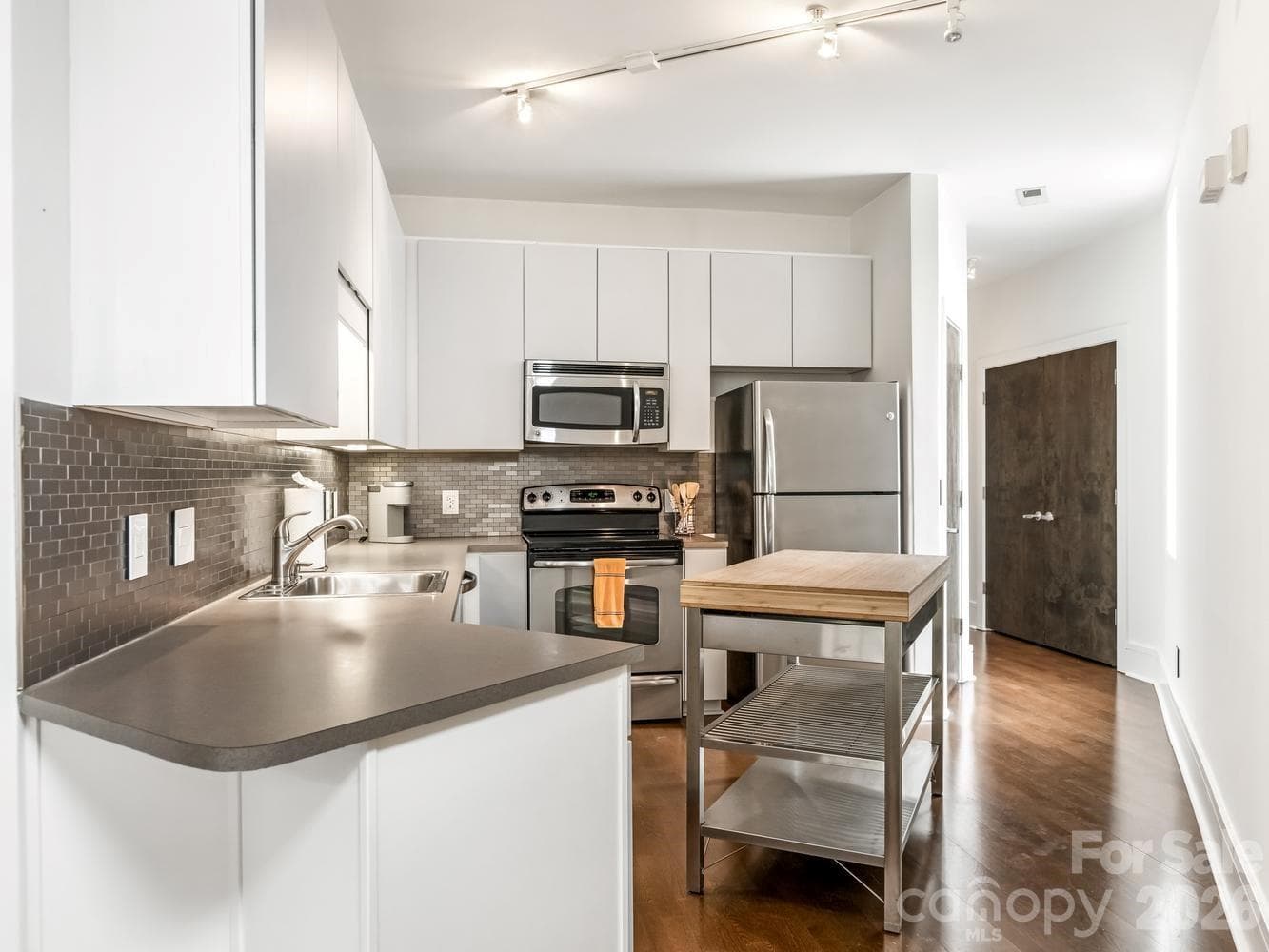 Kitchen with pantry closet - 1600 Fulton Avenue, Charlotte