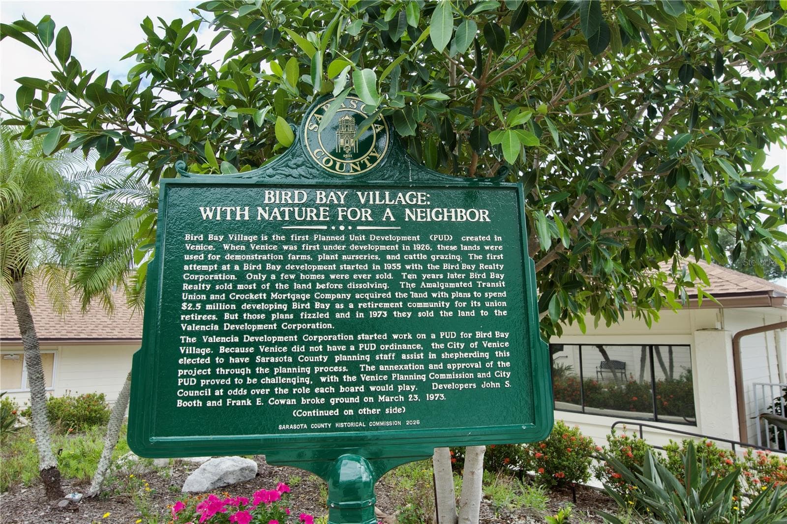 The history behind Bird Bay. - 625 WHITE PINE TREE RD #23, VENICE