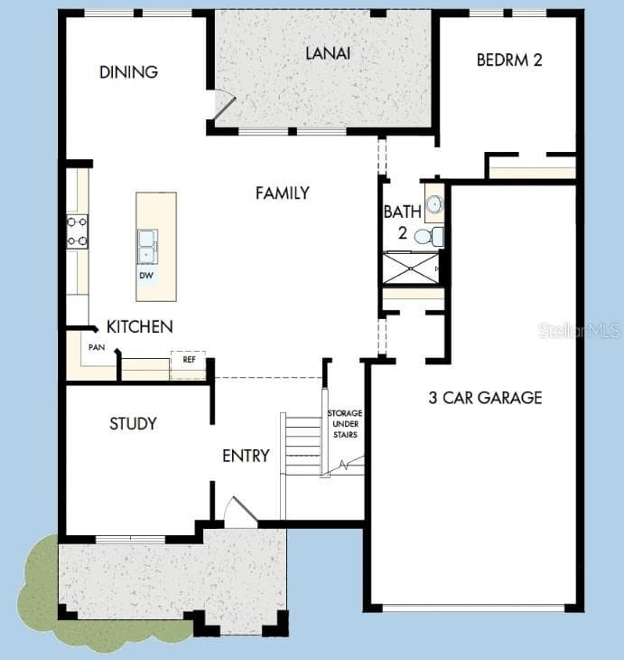 Floor Plan First Floor - 7709 MARINA BAY CV, PALMETTO