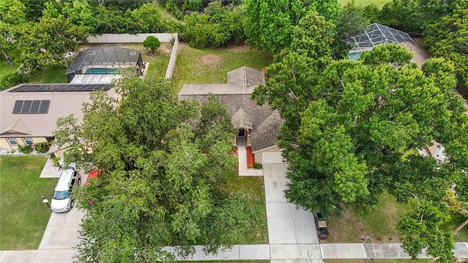 Aerial view of the home - 1564 CYPRESS WOODS CIR, ST CLOUD