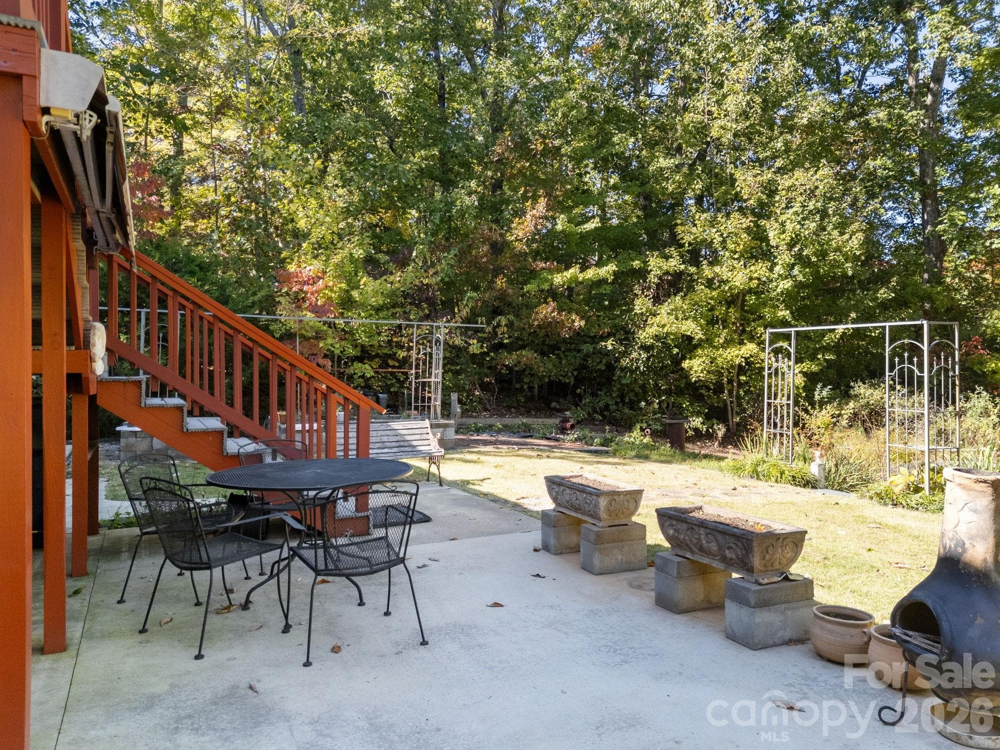 Rear patio - 160 Caledonia Road, Landrum