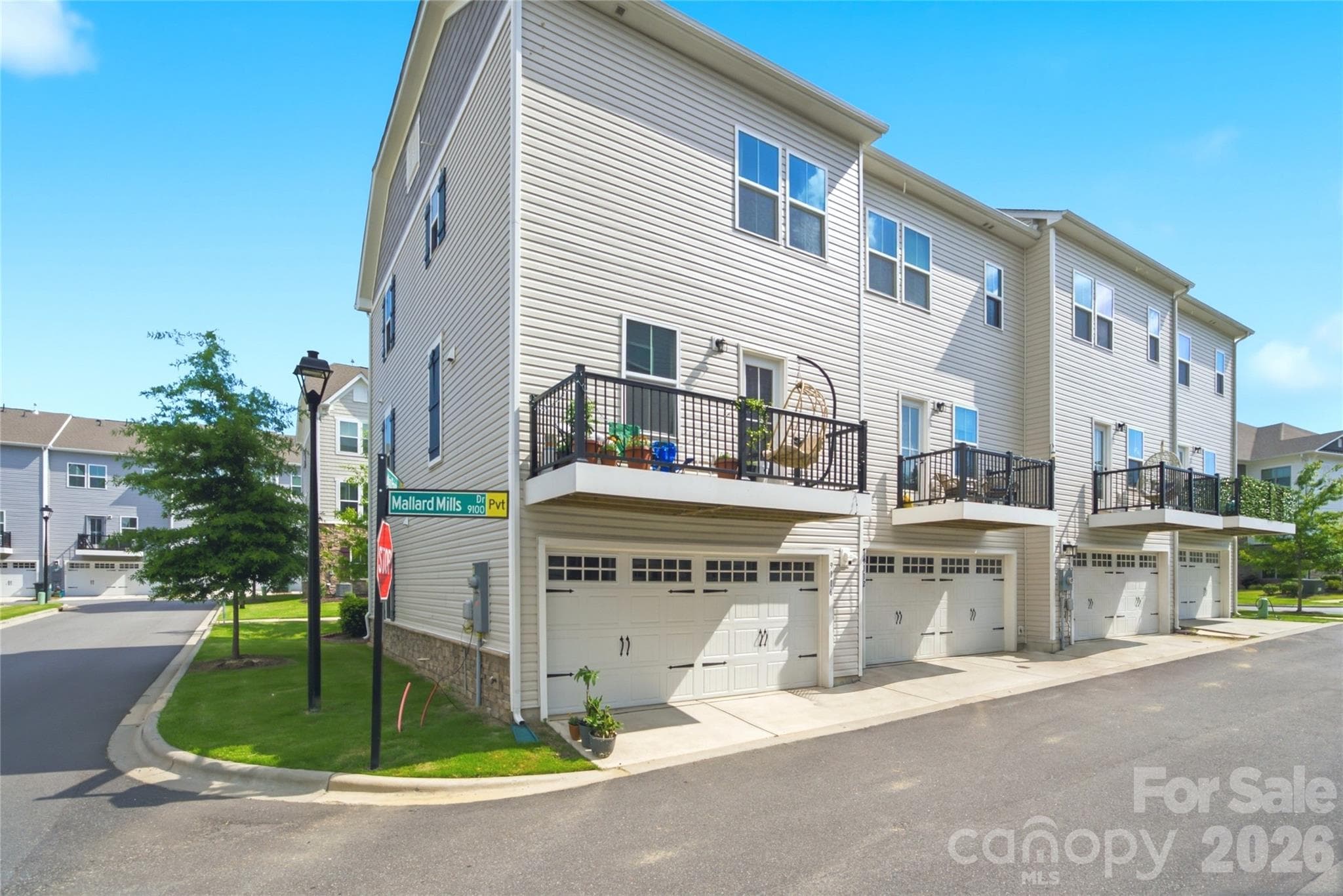 Rear elevation - 9116 Mallard Mills Drive, Charlotte