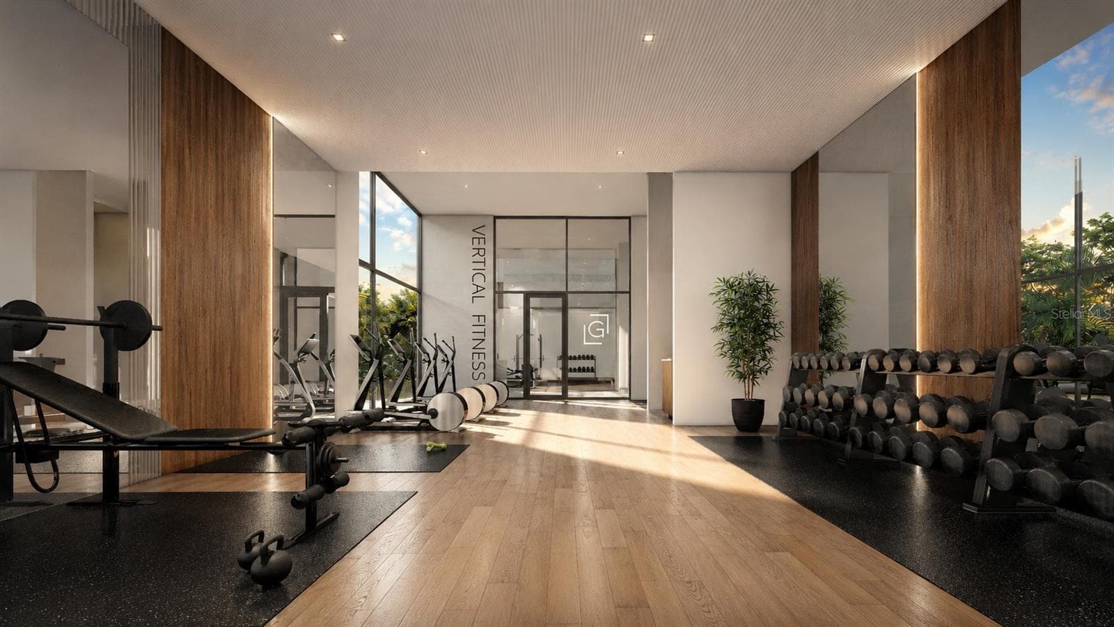 Two-Room Fitness Center & Yoga Studio - 1305 4TH ST #301G, SARASOTA