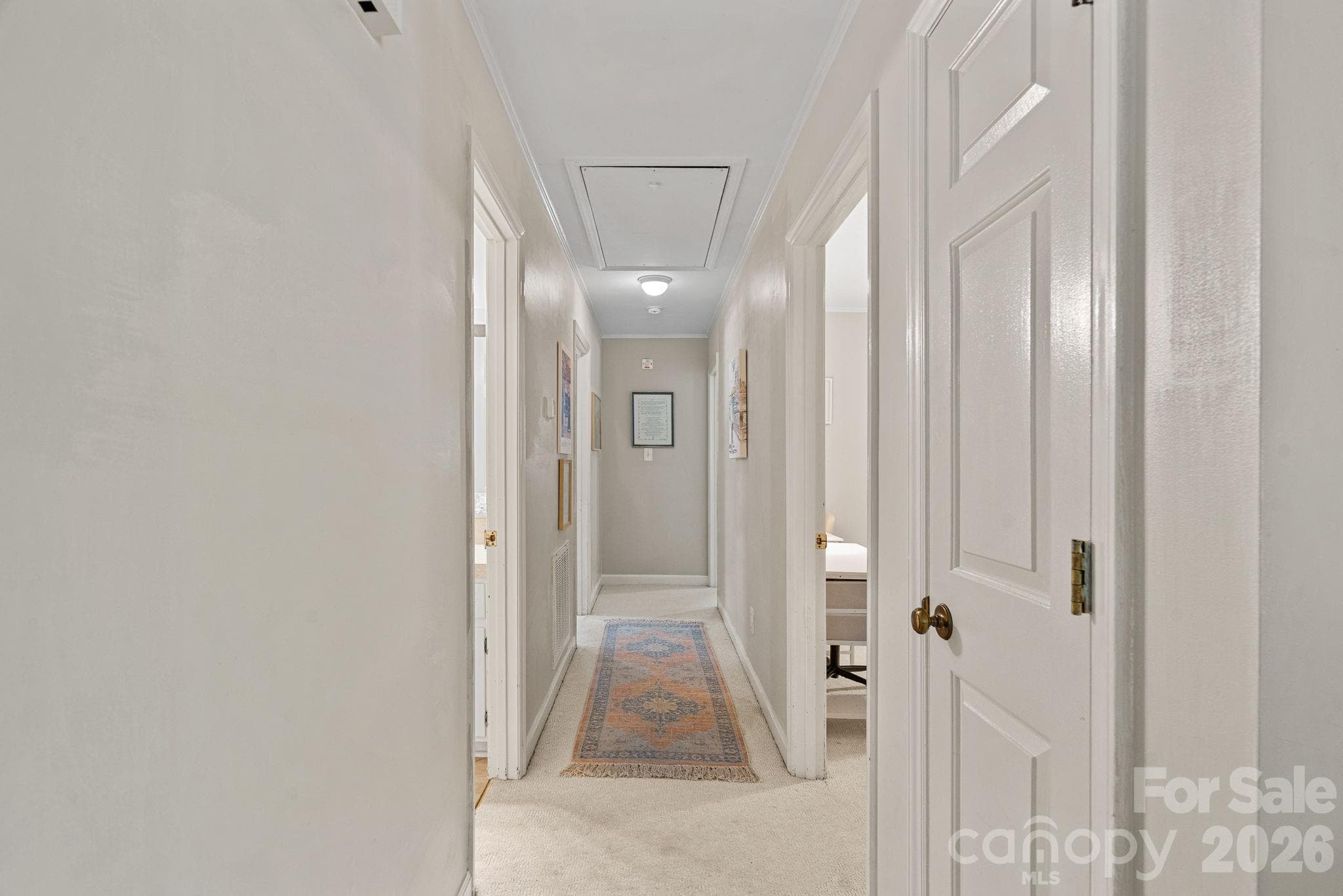 hallway to bedrooms - 2099 Rock Springs Circle, Denver
