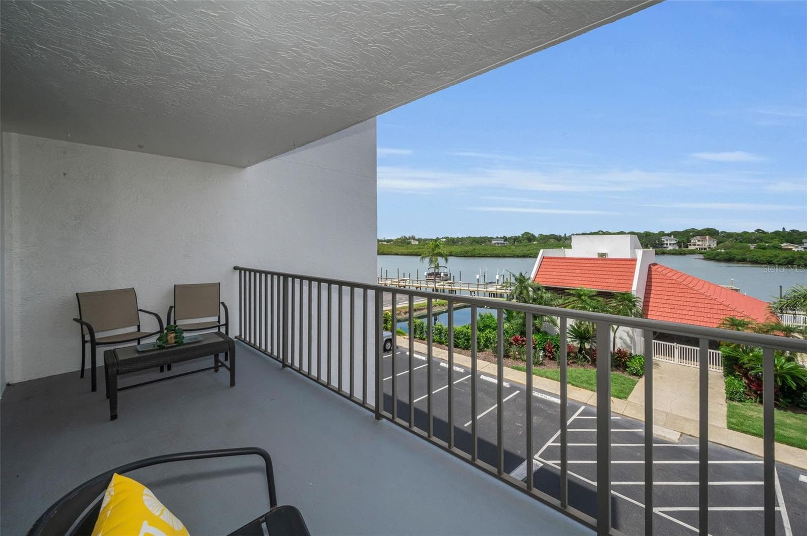 View from the Waterfront Balcony off the Living Room - 19111 VISTA BAY DR #304, INDIAN SHORES